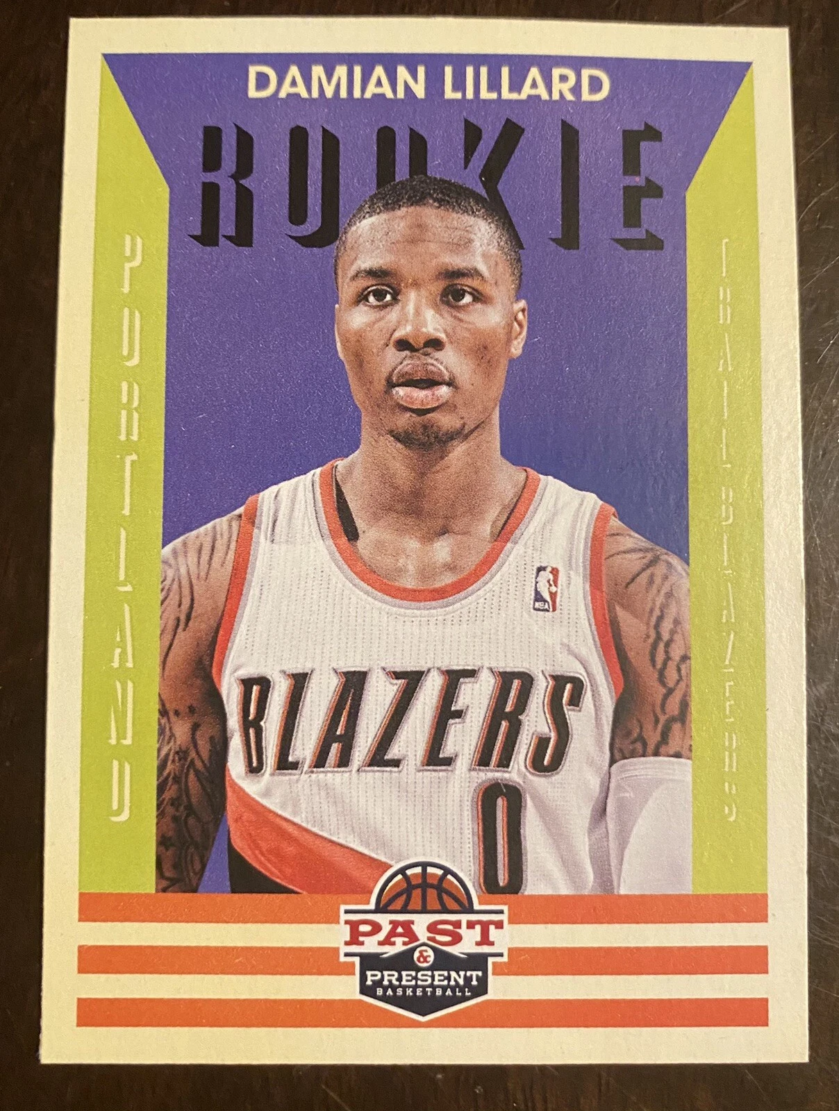 Damian Lillard 2012/13 Panini Past And Present Rookie Blazers RC #249 Hot Card
