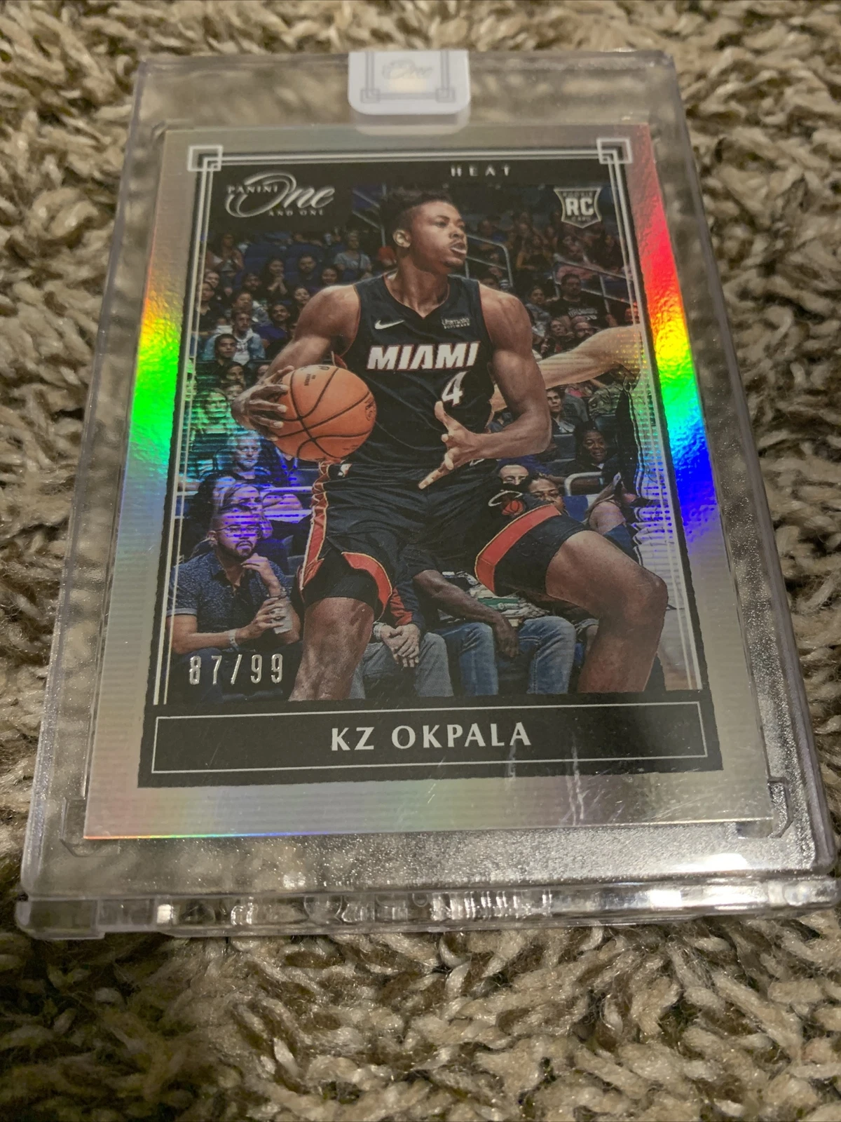 2019/20 PANINI ONE AND ONE KZ OKPALA RC #87/99!!
