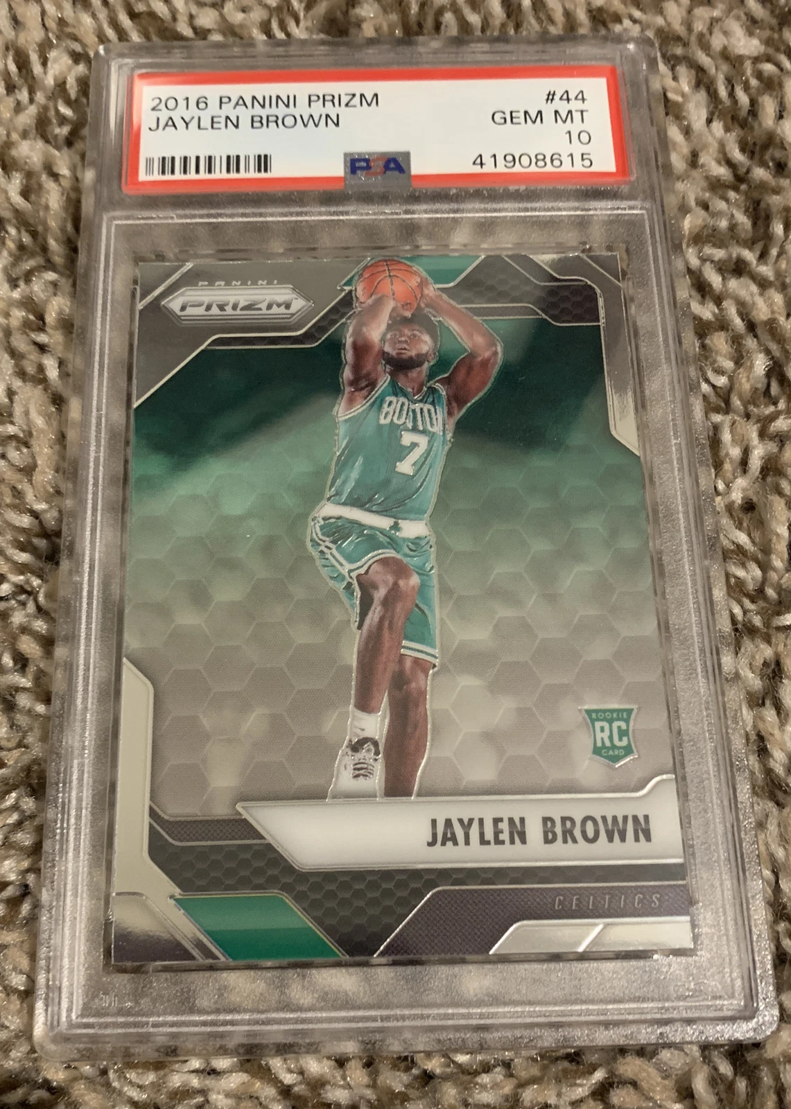2016-17 Panini Prizm Jaylen Brown Rookie RC PSA 10 #44 Celtics? Invest
