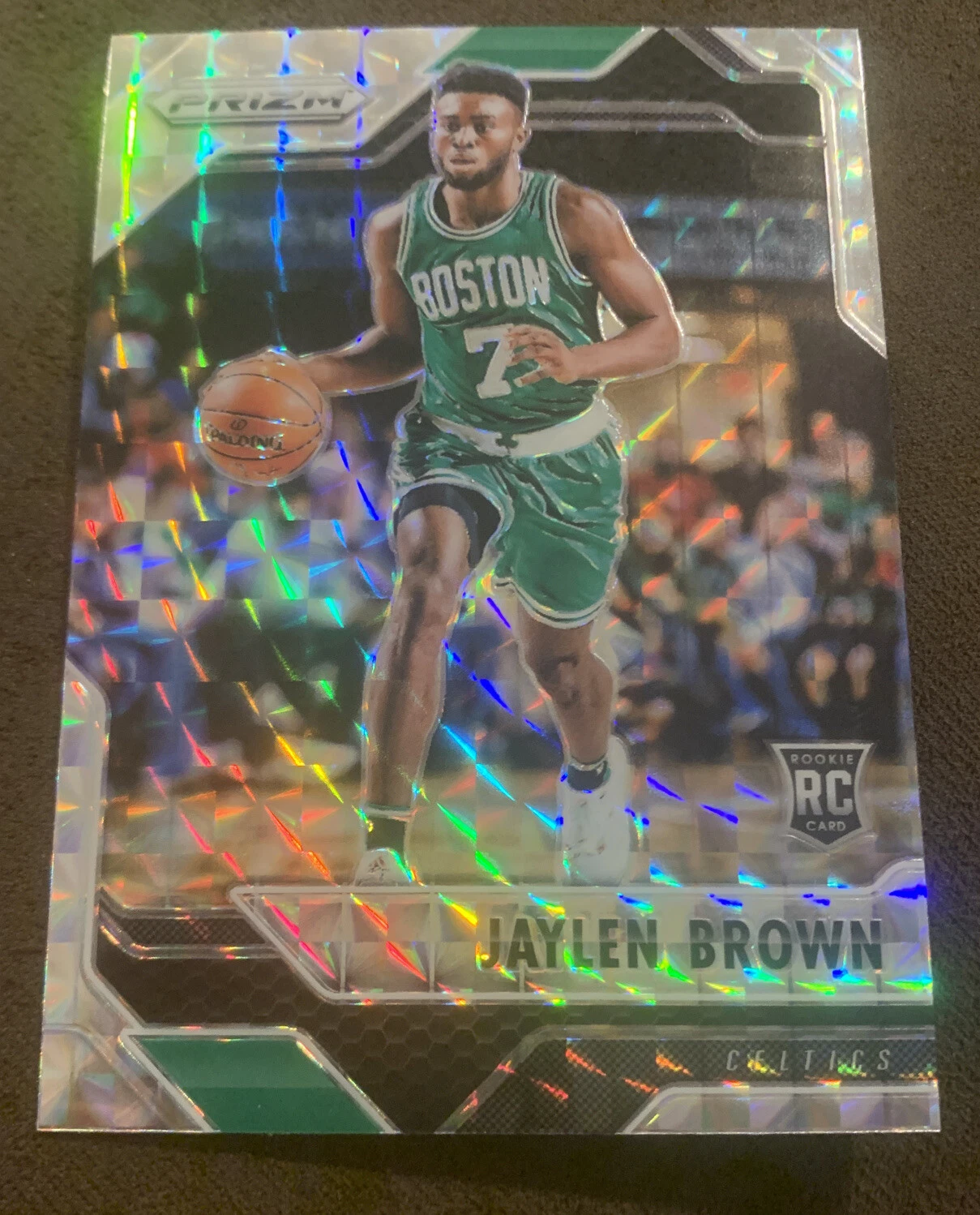 JAYLEN BROWN 2016-17 PANINI PRIZM MOSAIC #45 SILVER ROOKIE SP RC BOSTON CELTICS
