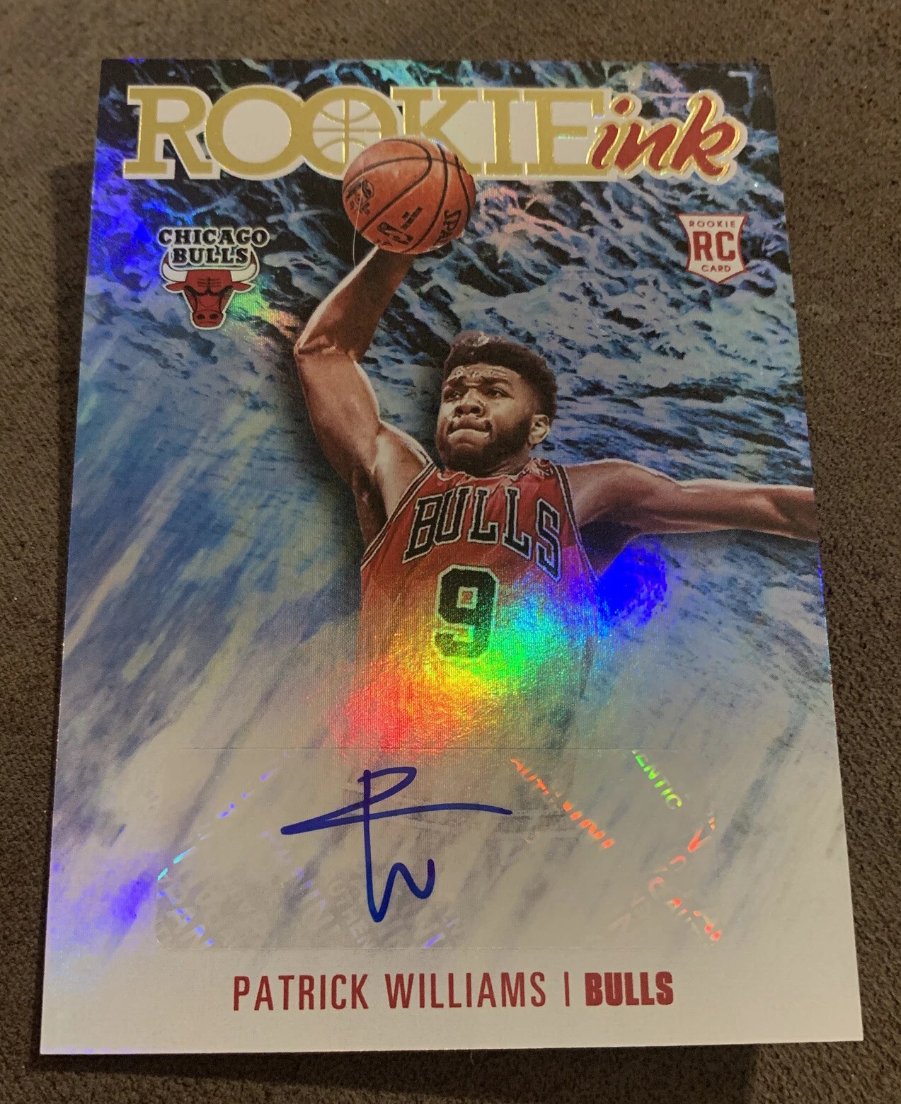 Patrick Williams 2020-21 NBA Hoops Rookie Ink Foil AUTO Bulls Rookie ?? RARE!
