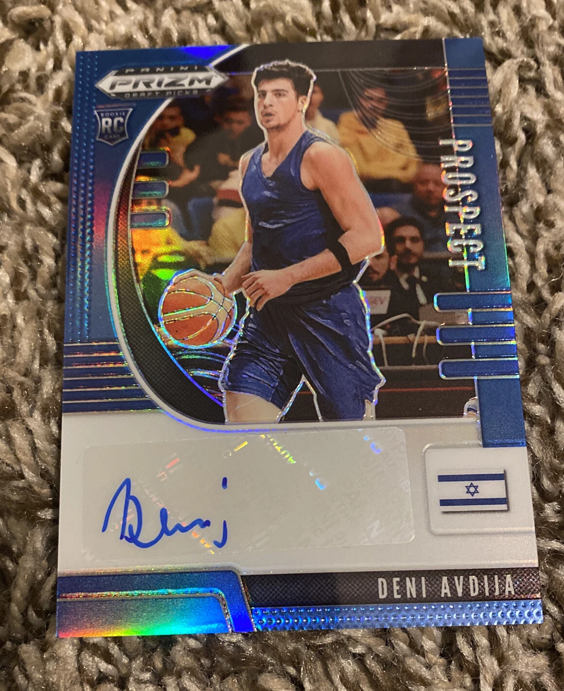 2020-21 Panini Prizm Draft Deni Avdija Rookie Auto Blue SP Prism /149
