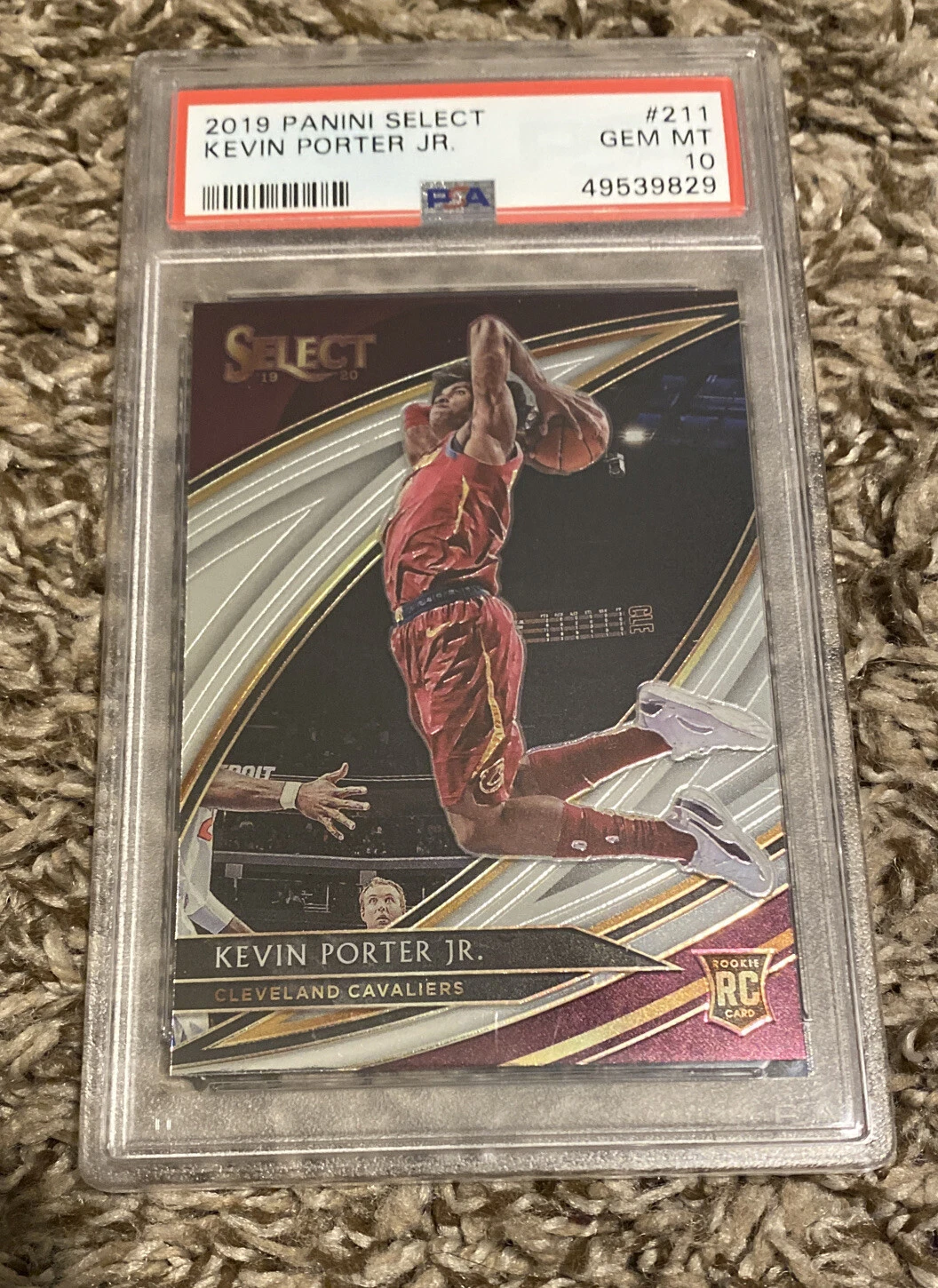2019 Panini Select Kevin Porter Jr. Courtside #211 PSA 10
