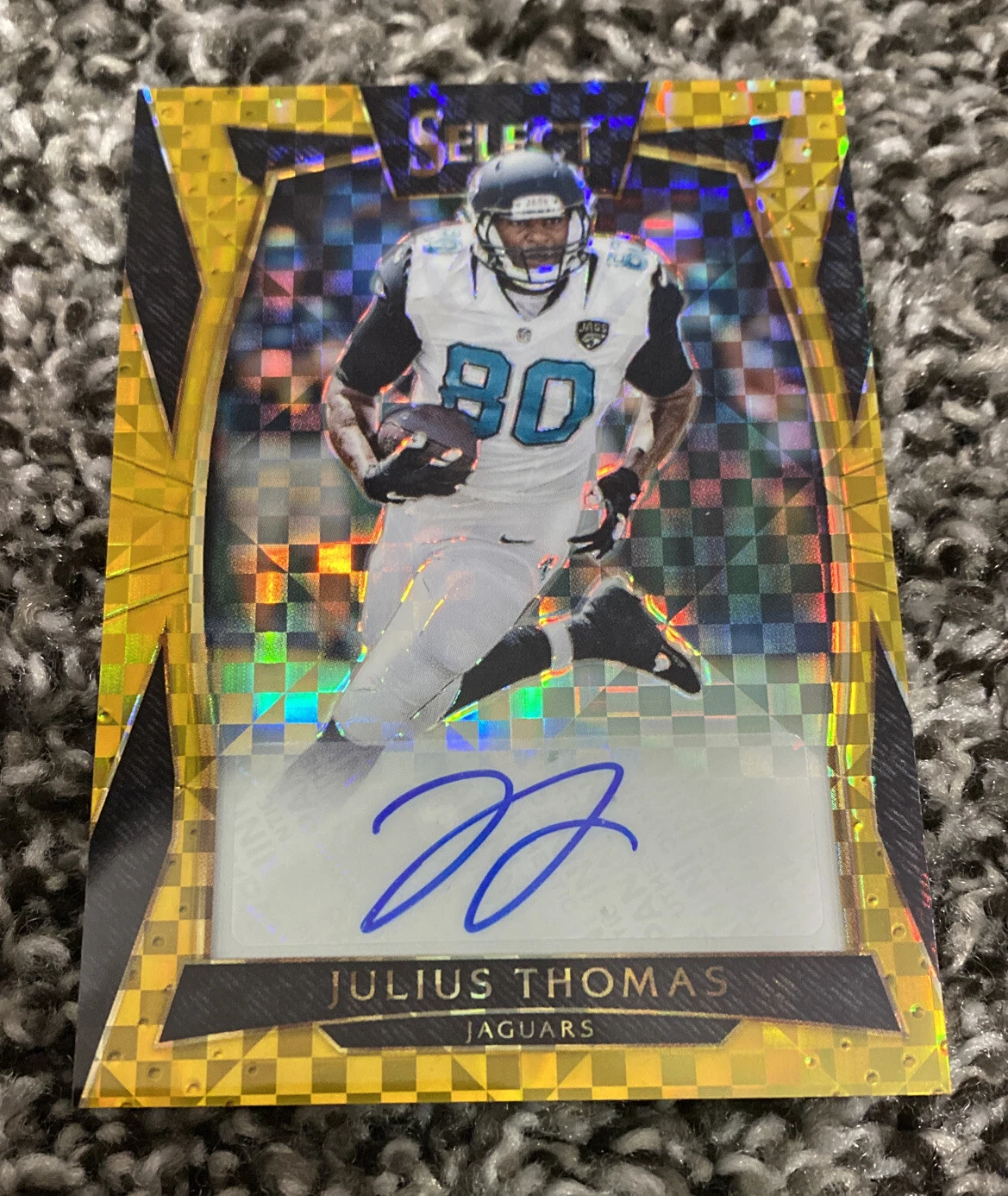 2016 Panini Select GOLD Prizms #JT Julius Thomas Autograph 2/10 SSP

