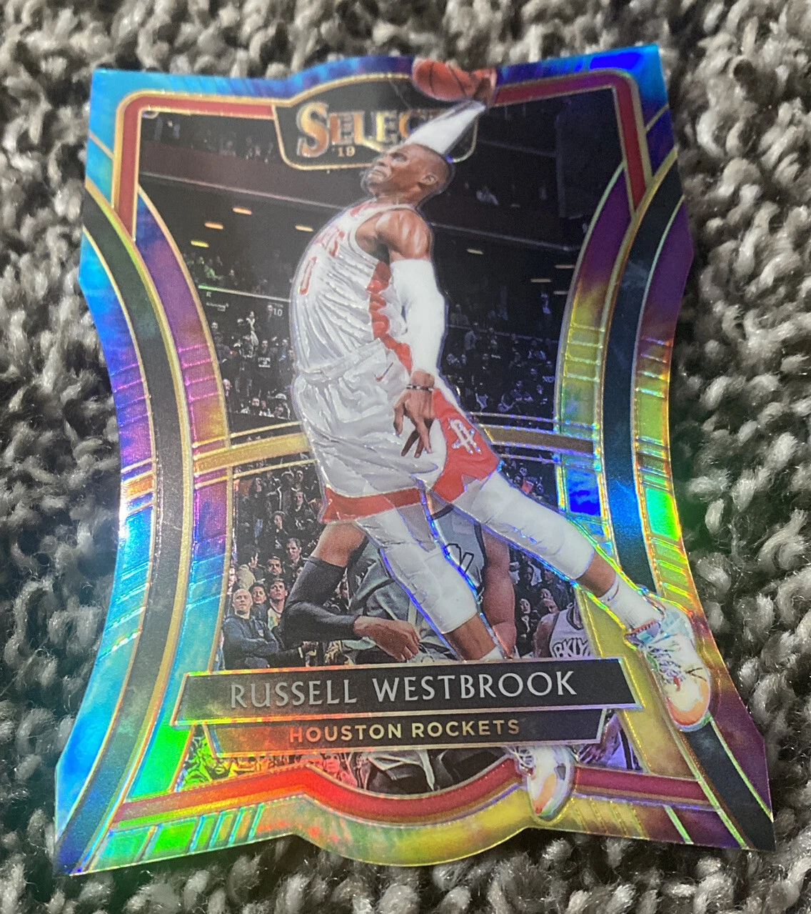2019-20 Select Russell Westbrook Tie Dye Prizm Premier Level Die Cut /25 LAKERS
