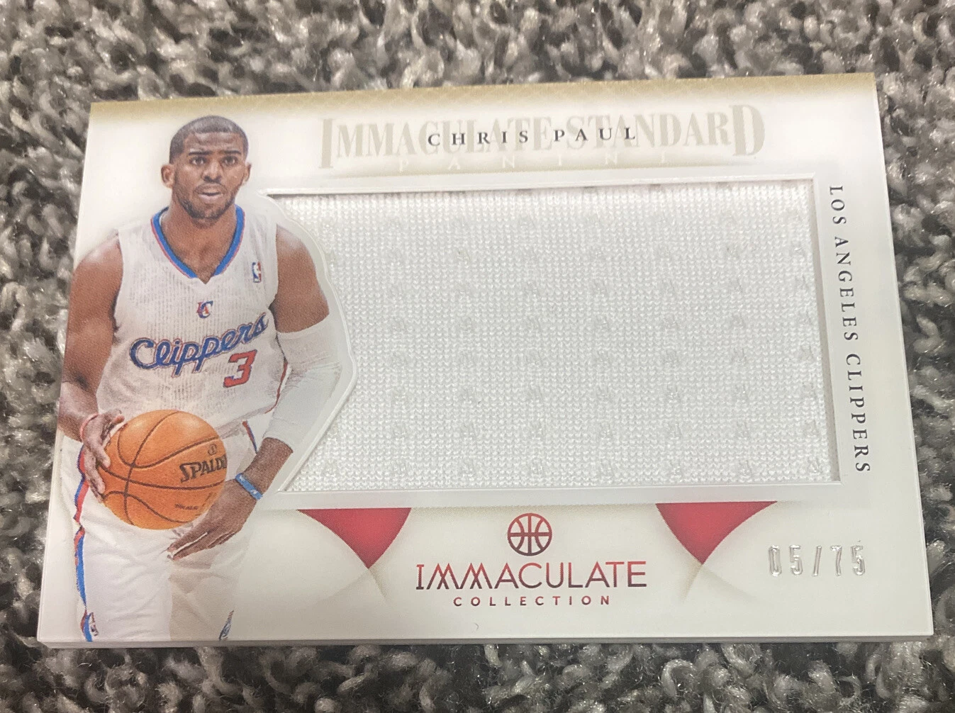2012-13 Panini Immaculate Standard Materials - CHRIS PAUL 5/75
