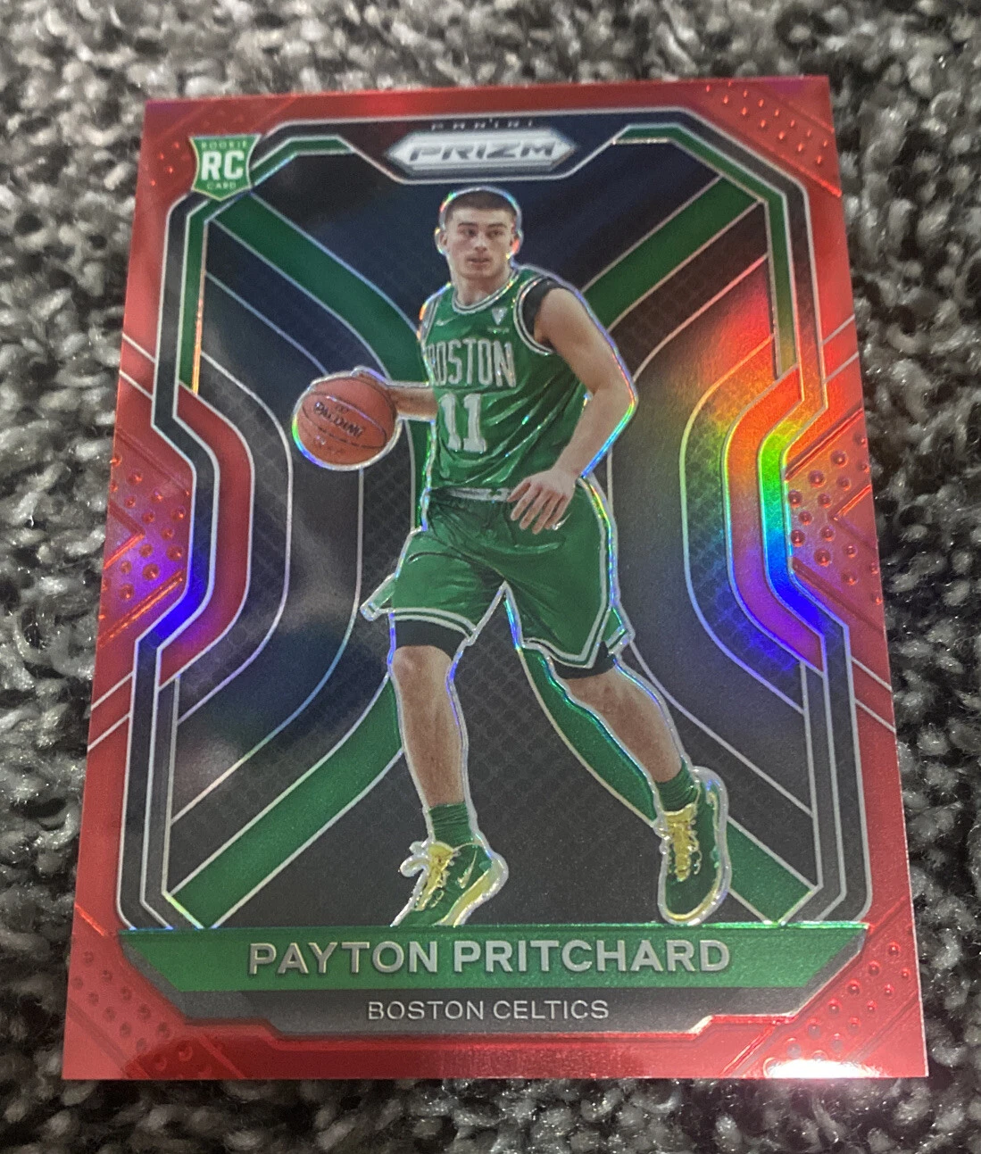 2020-21 Payton Pritchard Panini Prizm Red RC Rookie # only 79/299 Celtic
