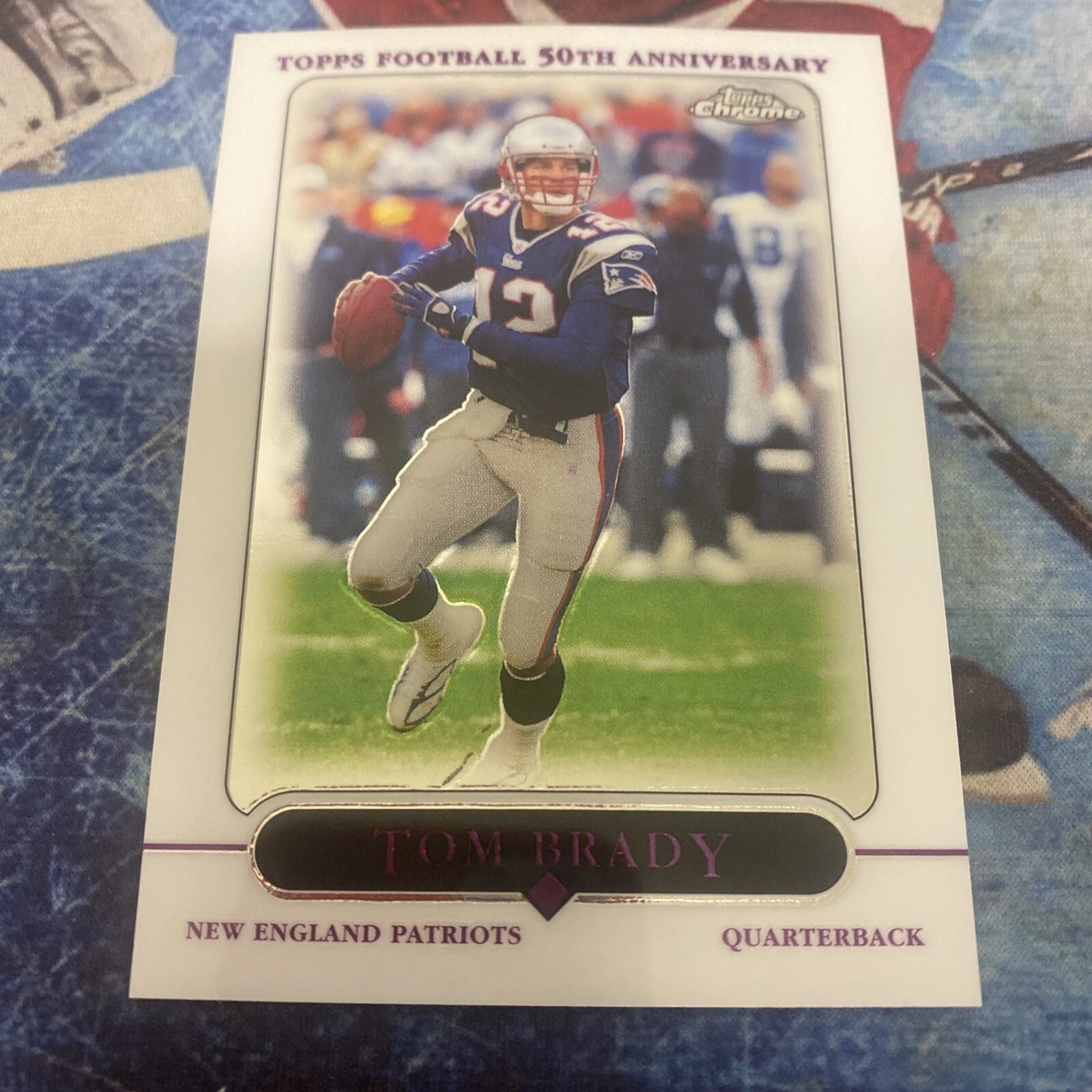 TOM BRADY 2005 TOPPS CHROME #46 MINT CONDITION
