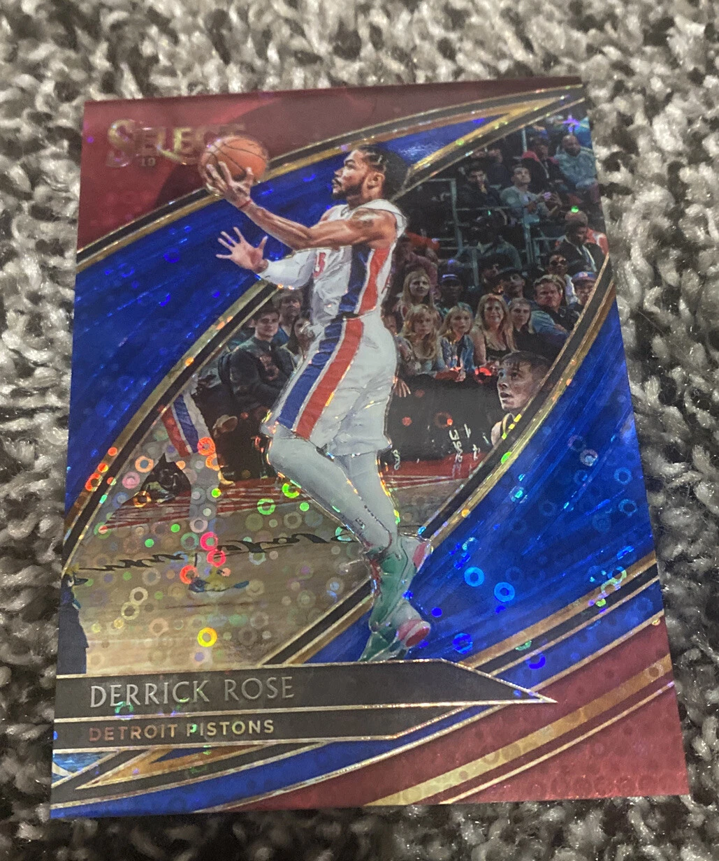 2019-20 DERRICK ROSE Select Courtside Blue Disco #ed /25 Prizm Ultra Rare
