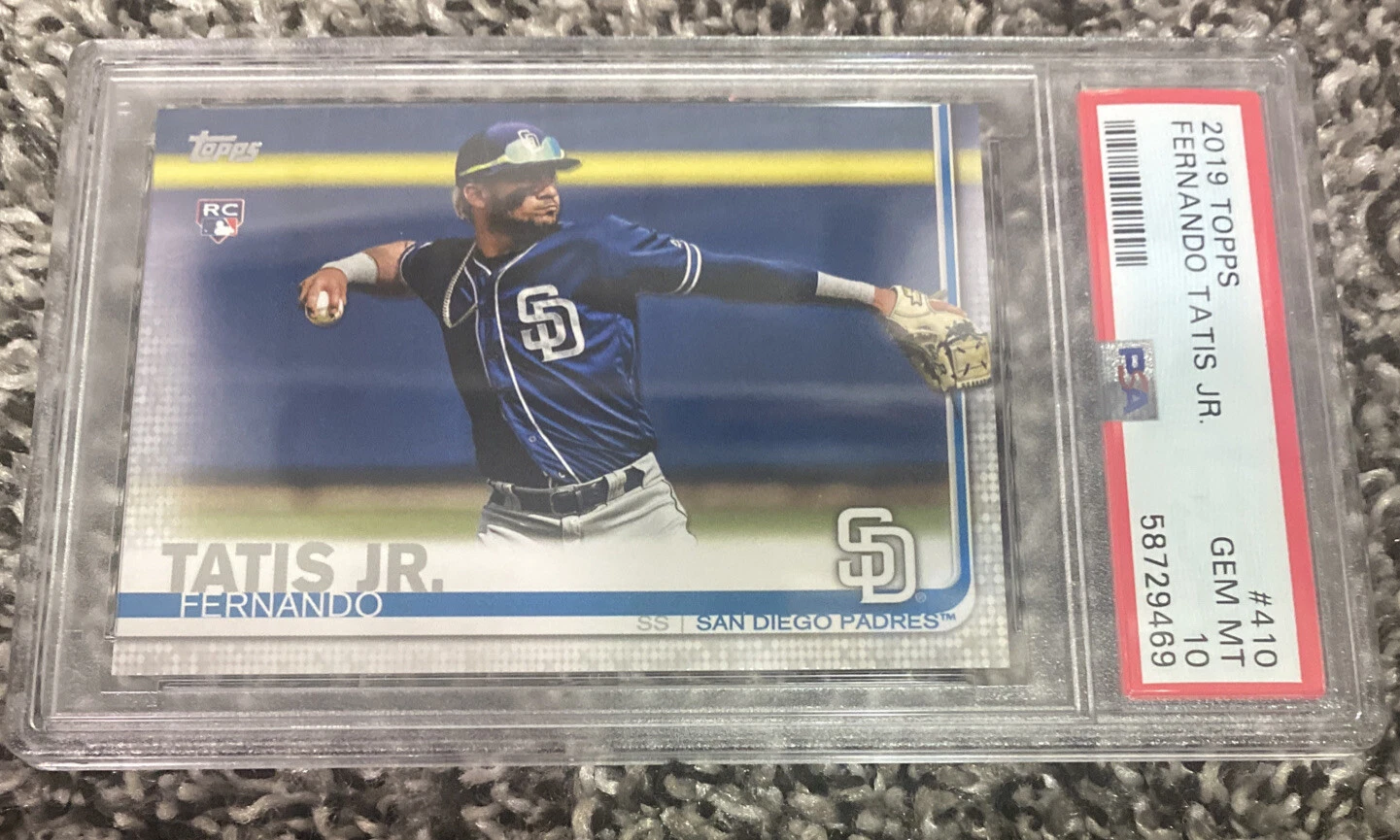 FERNANDO TATIS JR. 2019 Topps Series 2 RC #410 PSA 10 San Diego Padres ROOKIE
