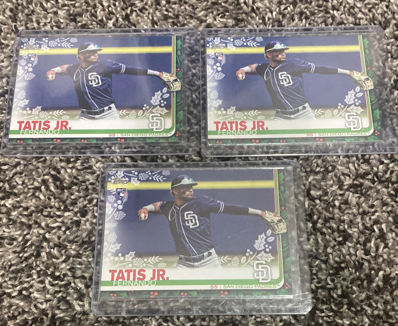 Fernando Tatis Jr. 2019 Topps Holiday Rookie #HW126 Padres RC
