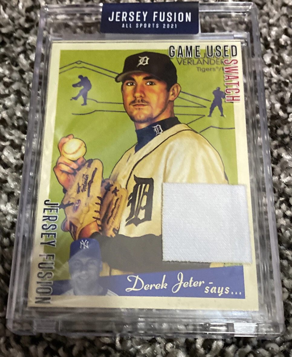 2021 JERSEY FUSION JUSTIN VERLANDER GAME-USED SWATCH RELIC #JFJVJP
