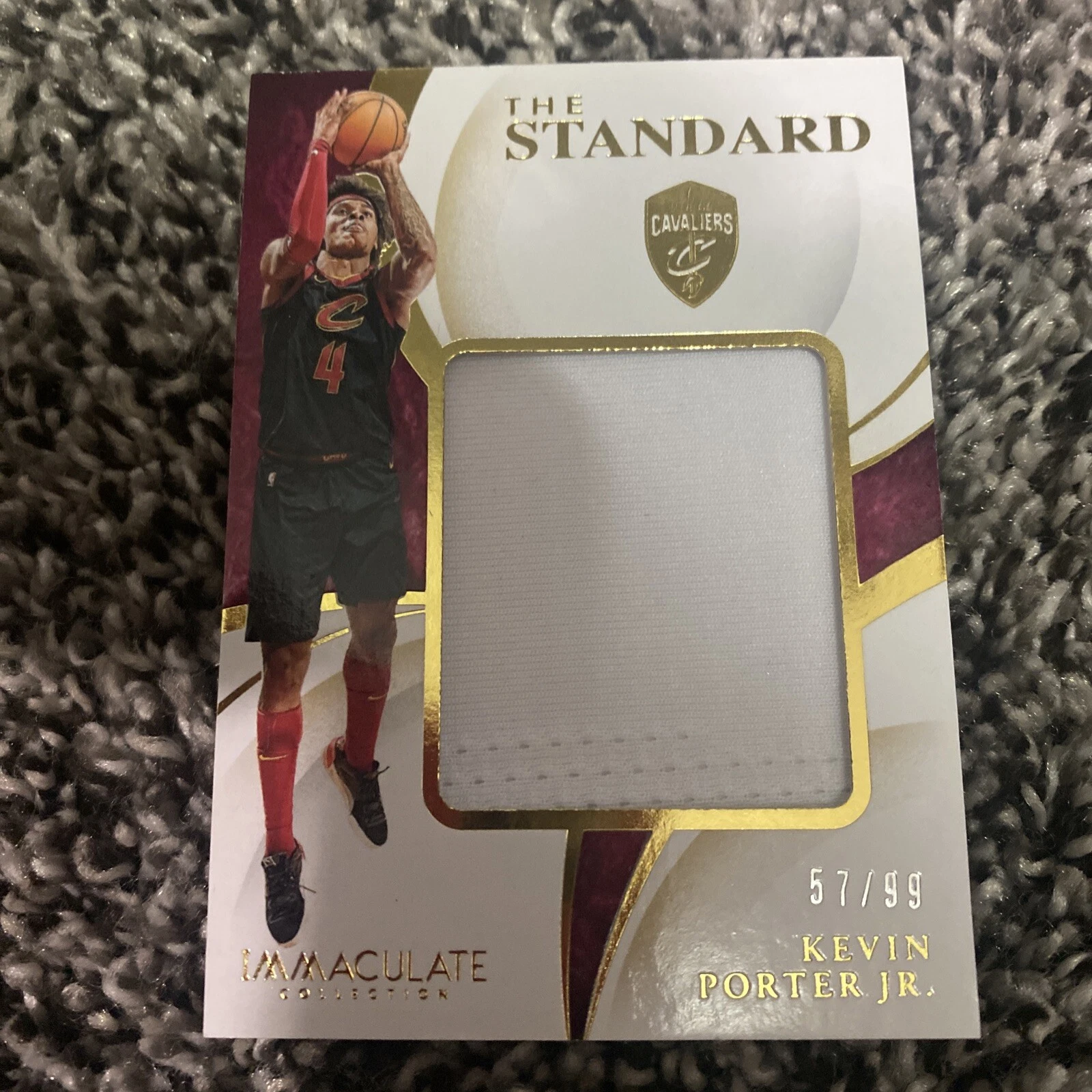 2019-20 Panini Immaculate Kevin Porter Jr The Standard Patch 57/99
