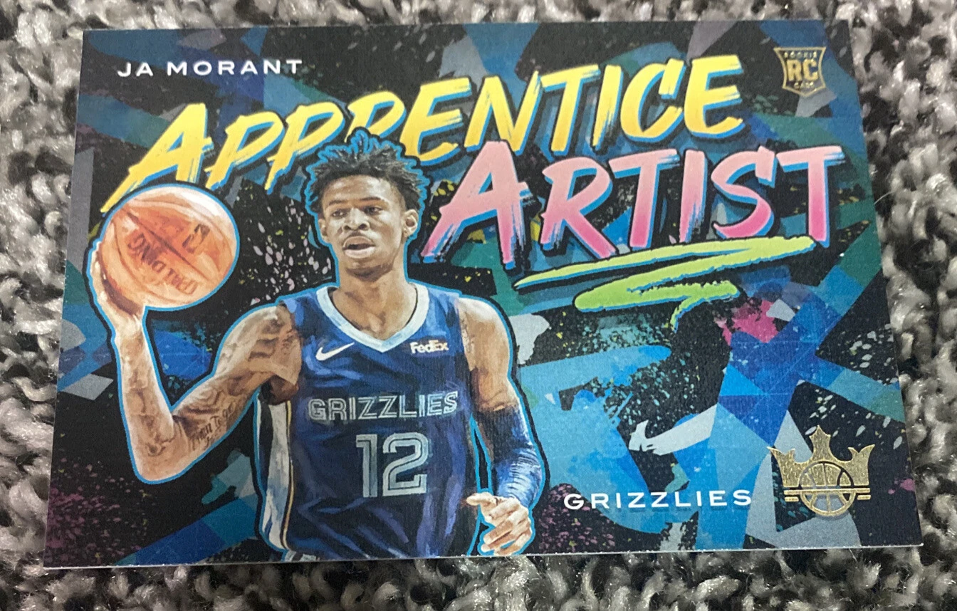 2019-20 COURT KINGS ROOKIE APPRENTICE ARTIST #19 BASKETBALL JA MORANT GRIZZLIES
