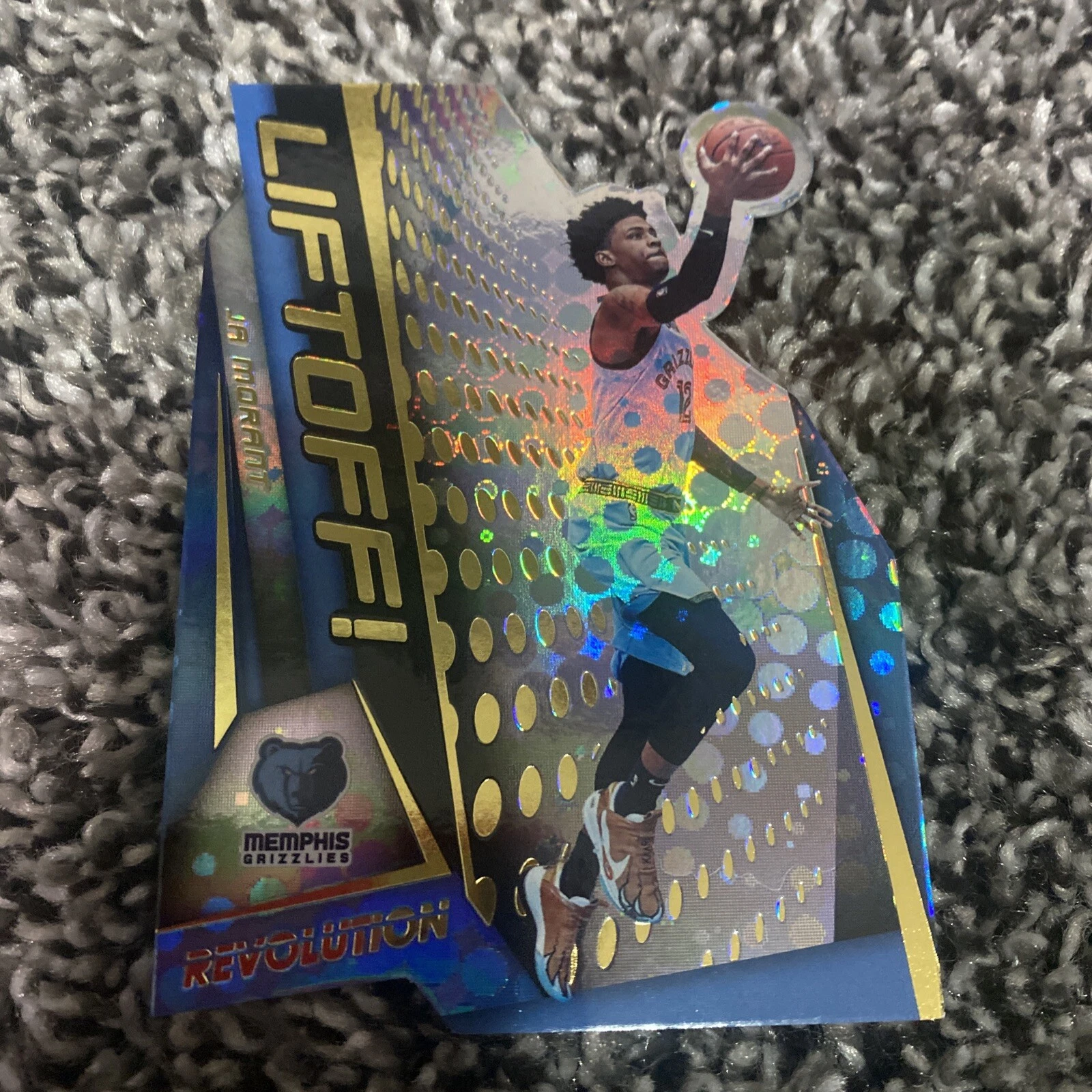 2019-20 Panini Revolution Ja Morant LIFTOFF! RC #7 Memphis Grizzlies

