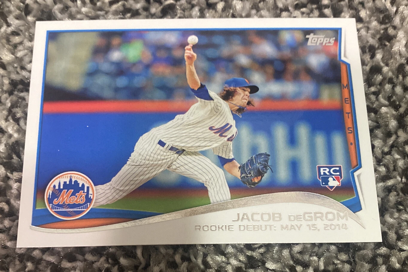 2014 Topps Update #US57 Jacob DeGrom Rookie Card NM New York Mets 3
