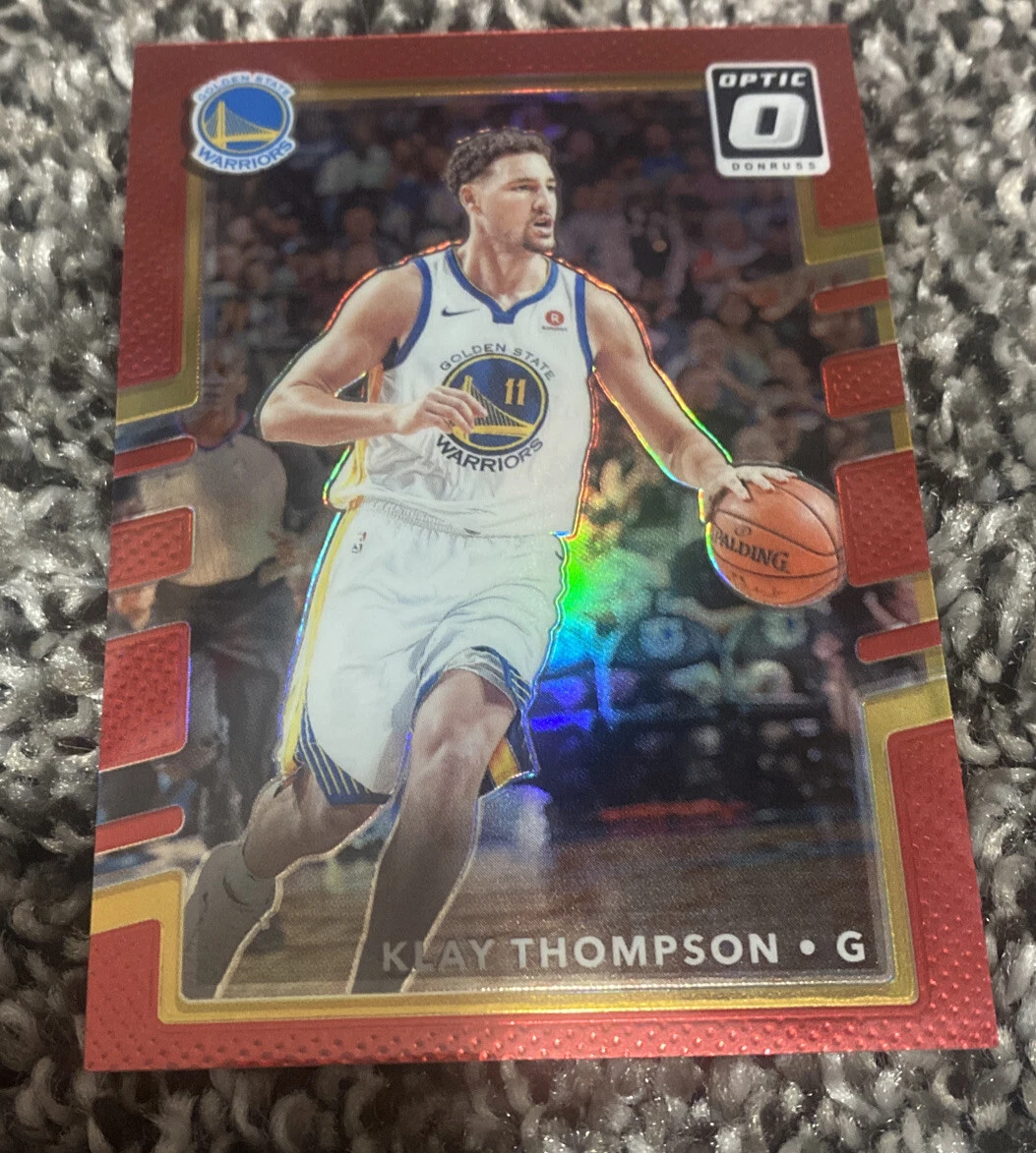 2017-18 Panini Donruss Optic Red Prizm /99 Klay Thompson #49
