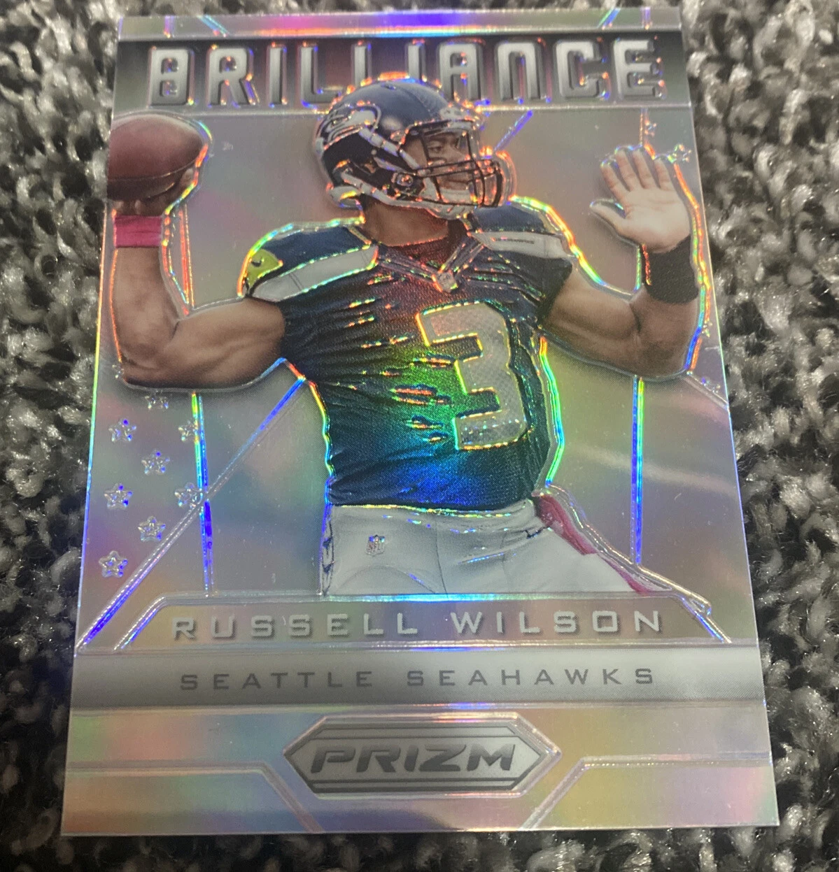 2013 Prizm Russell Wilson Brilliance Silver SP
