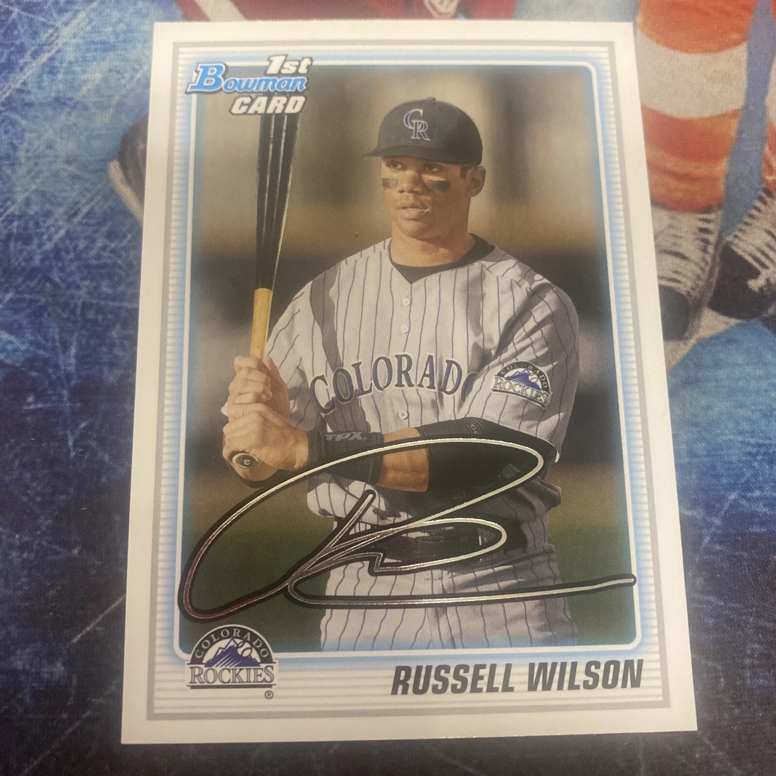 RUSSELL WILSON 2010 Bowman 1st TRUE Rookie Card RC Denver Broncos $$ HOT $$
