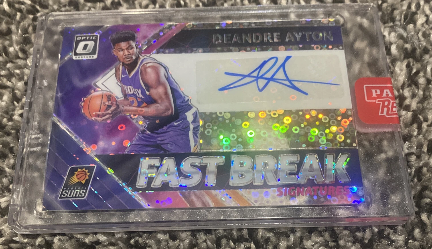 2018-19 Donruss Optic Fast Break Auto RC Deandre Ayton #FB-DAY Rookie
