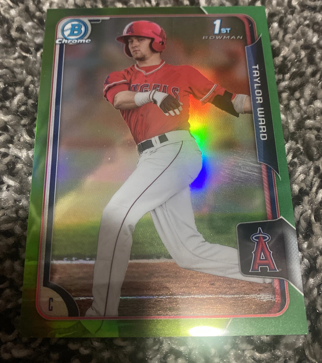 TAYLOR WARD 2015 Bowman Chrome Draft Green Refractor Rookie RC SER #d /99 READ
