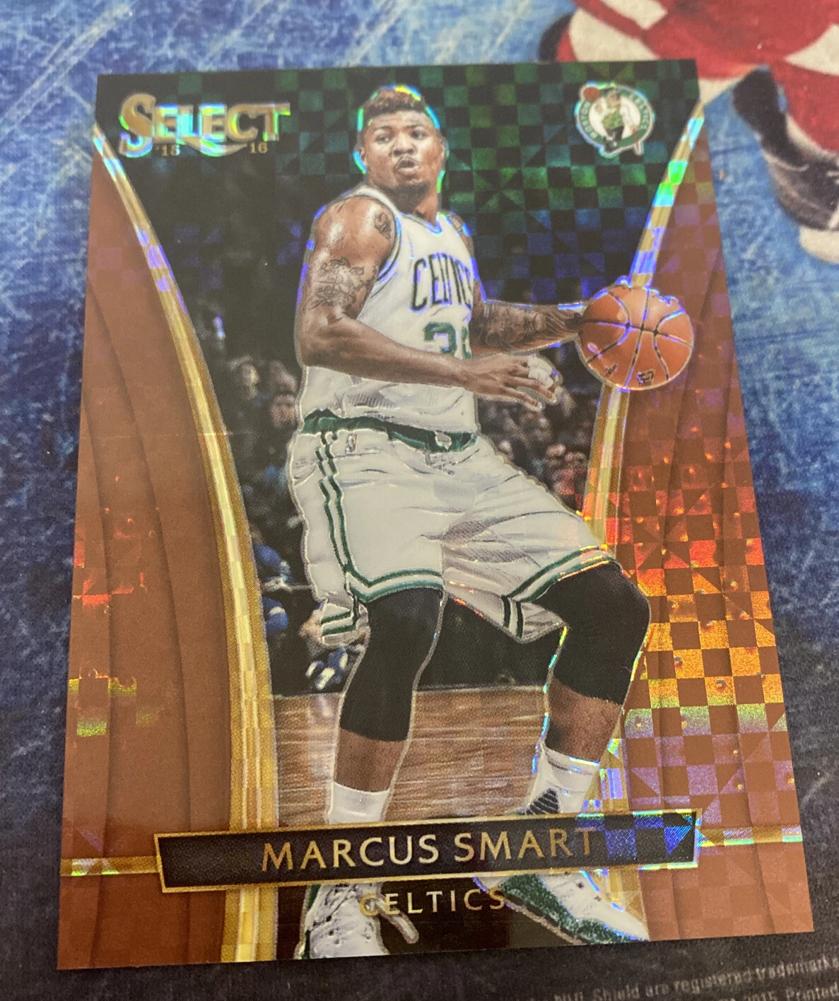 MARCUS SMART 2015-16 Panini Select Courtside Silver Prizm Refractor COPPER /49
