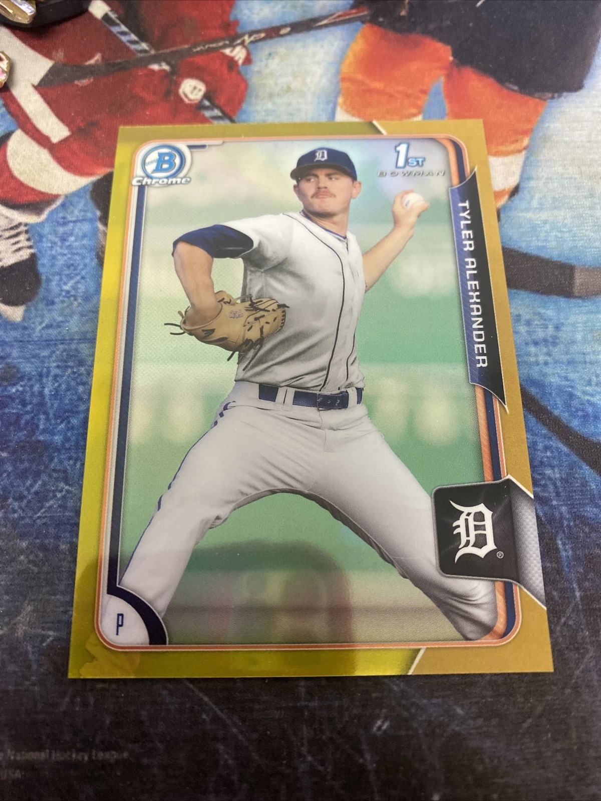 2015 Bowman Draft Chrome GOLD Refractor /50 Tyler Alexander #7
