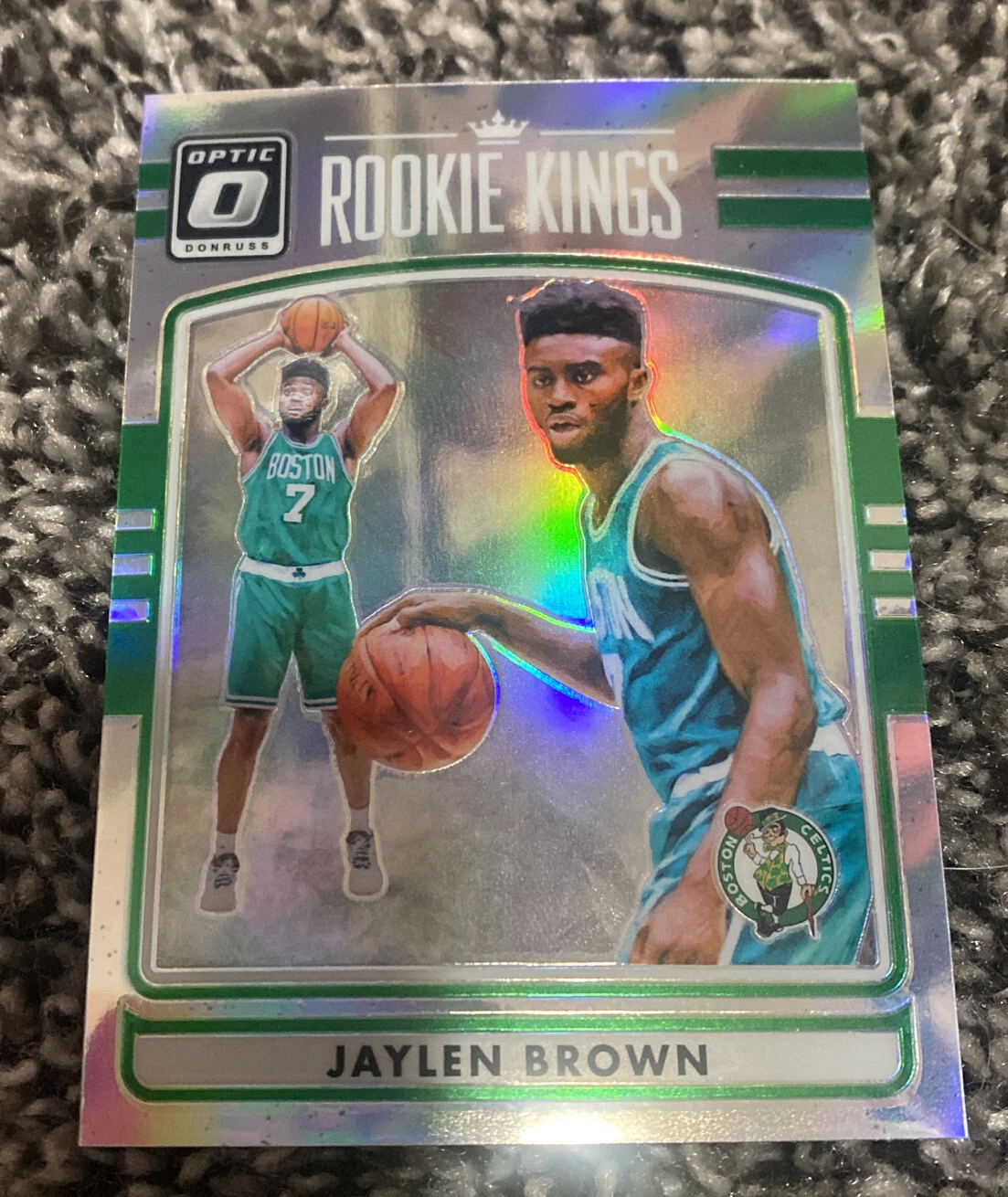 Jaylen Brown 2016/17 Donruss Optic Rookie Kings Silver Prizms #3 Celtics
