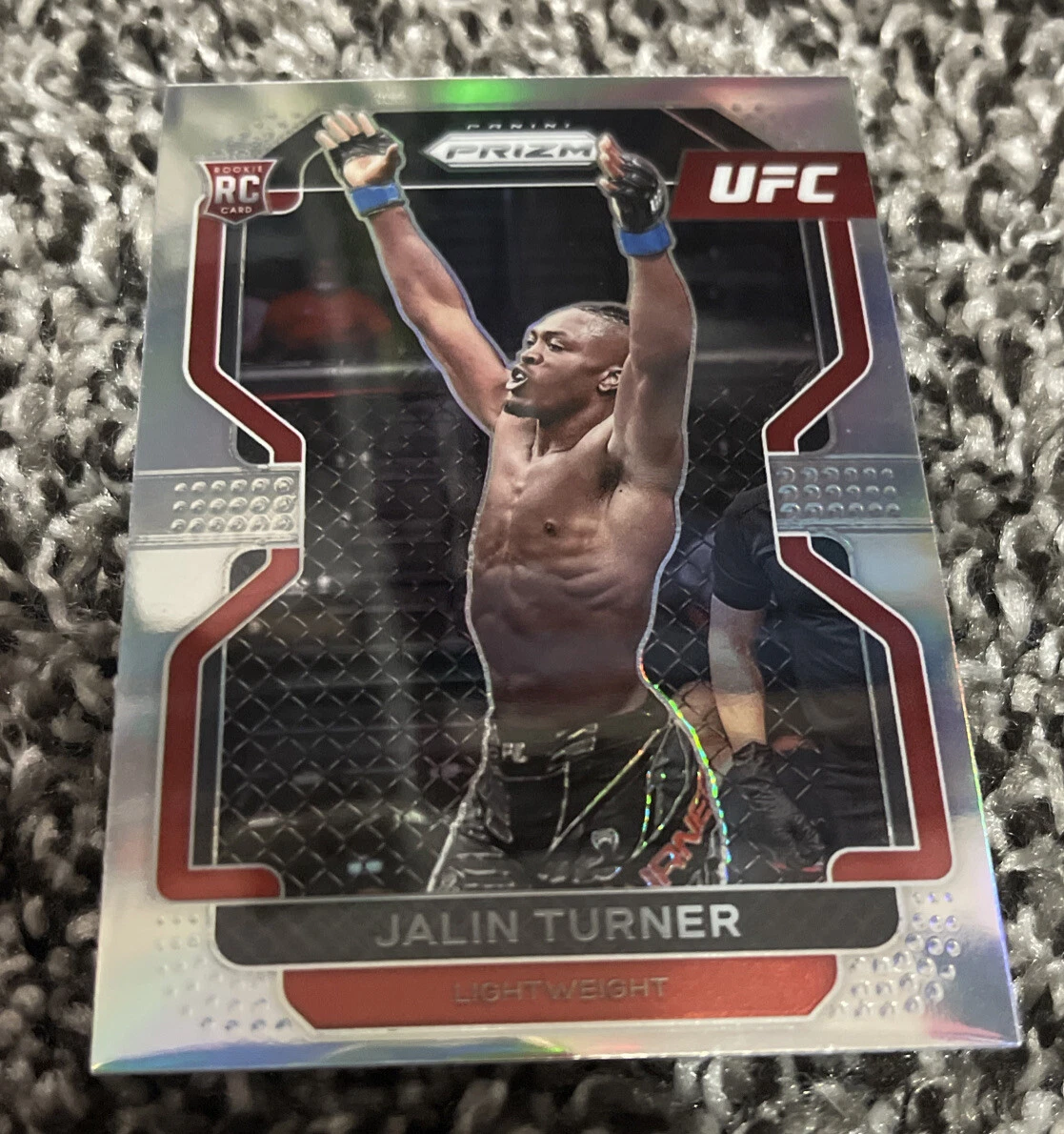 JALIN TURNER - 2022 Panini Prizm UFC SILVER PRIZM - Rookie Card #164 RC
