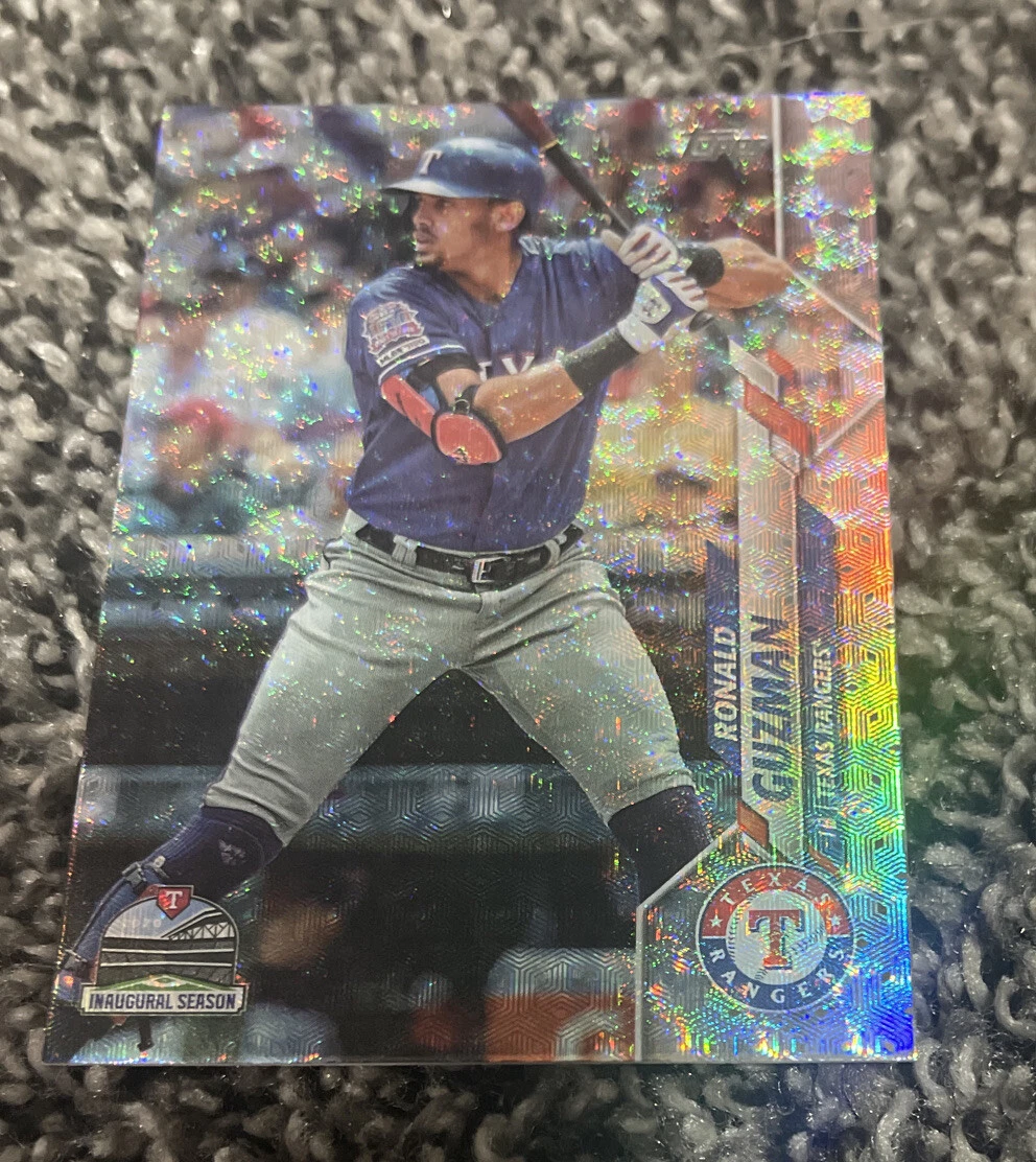 2020 Topps RONALD GUZMAN Foilfractor 1/1 One of One TEXAS RANGERS

