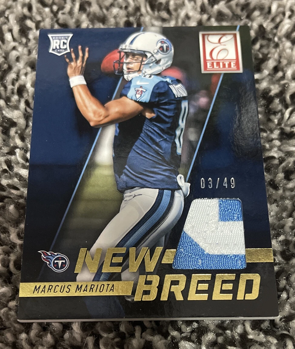 2015 Panini Donruss New Breed Jerseys Prime /49 Marcus Mariota #NB-MM Rookie RC
