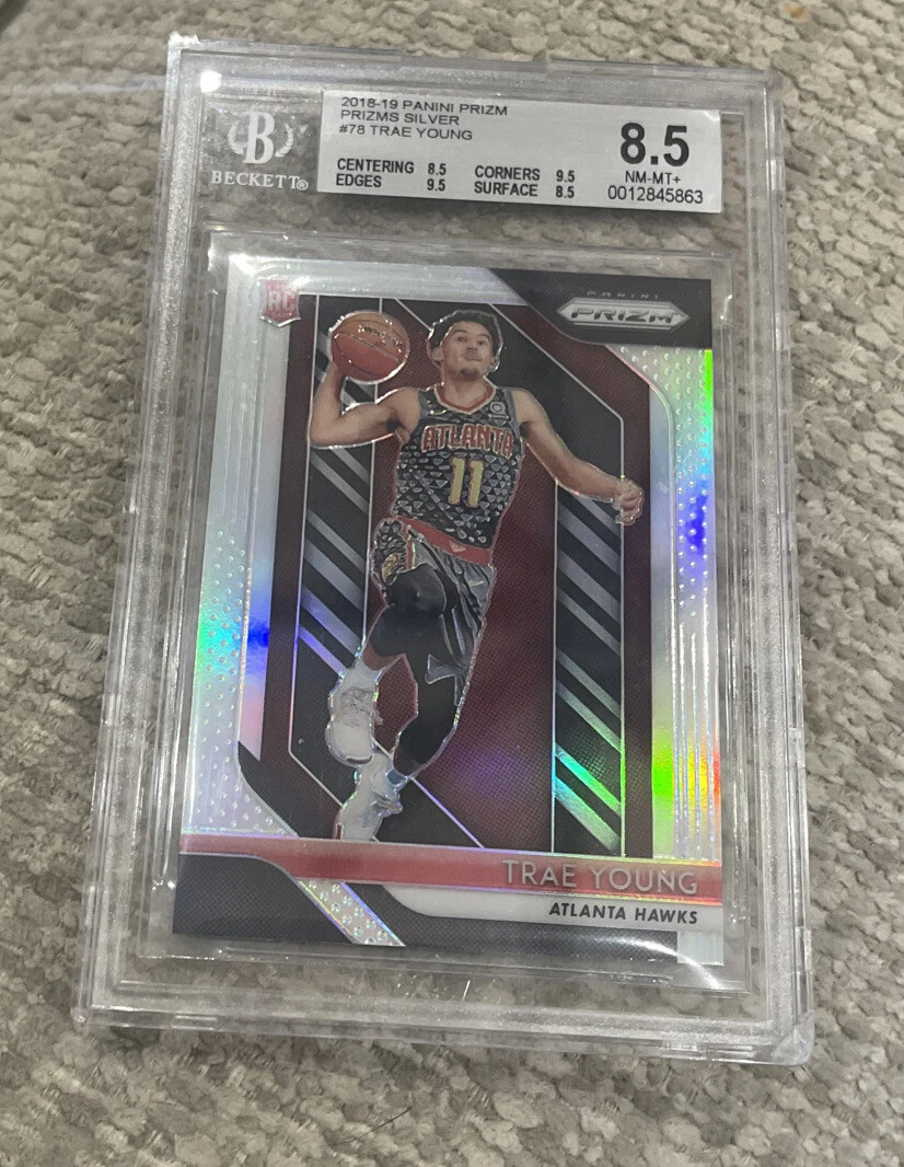 2018-19 Panini Prizm Silver Rookie Trae Young Atlanta Hawks No.78 BGS 8.5
