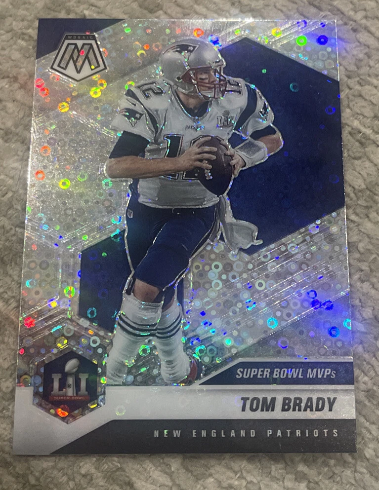 2021 Mosaic Tom Brady Super Bowl LI Disco Prizm Refractor Card SP
