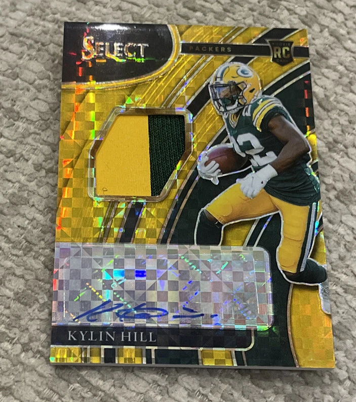 2021 Select KYLIN HILL Rookie Signature Jersey Patch Auto GOLD 6/10
