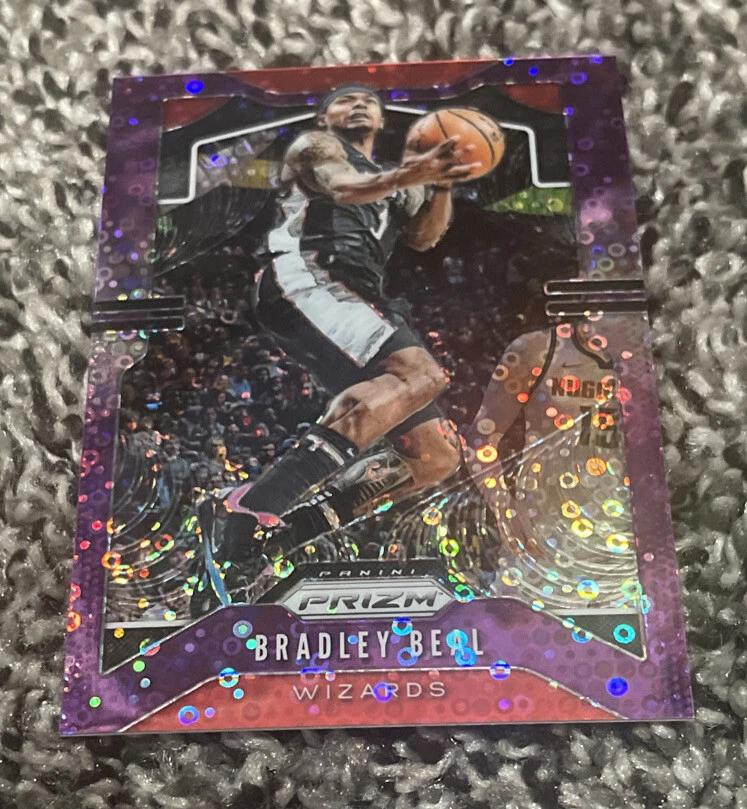 2019-20 Panini Prizm Fast Break Purple Prizm /75 Bradley Beal #189
