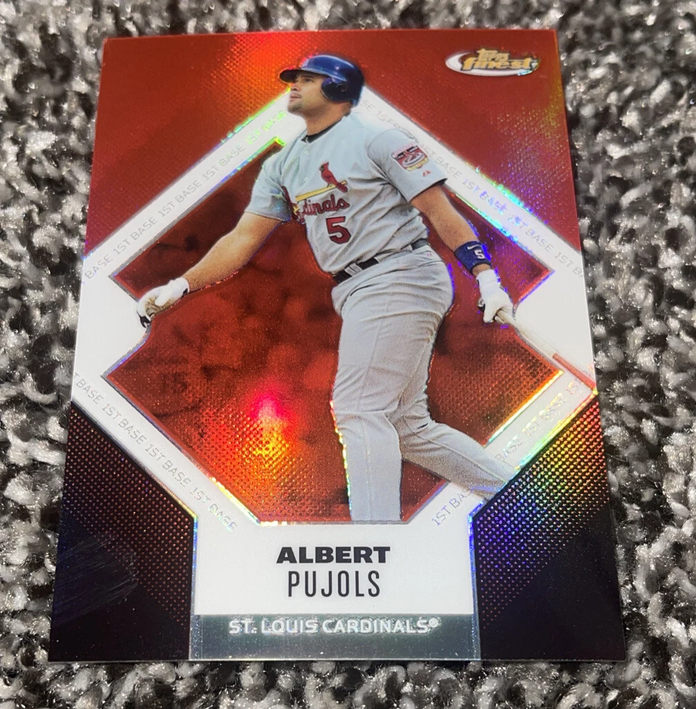 2006 Topps Finest Albert Pujols RED JERSEY MATCH Refractor #88/399 Cardinals
