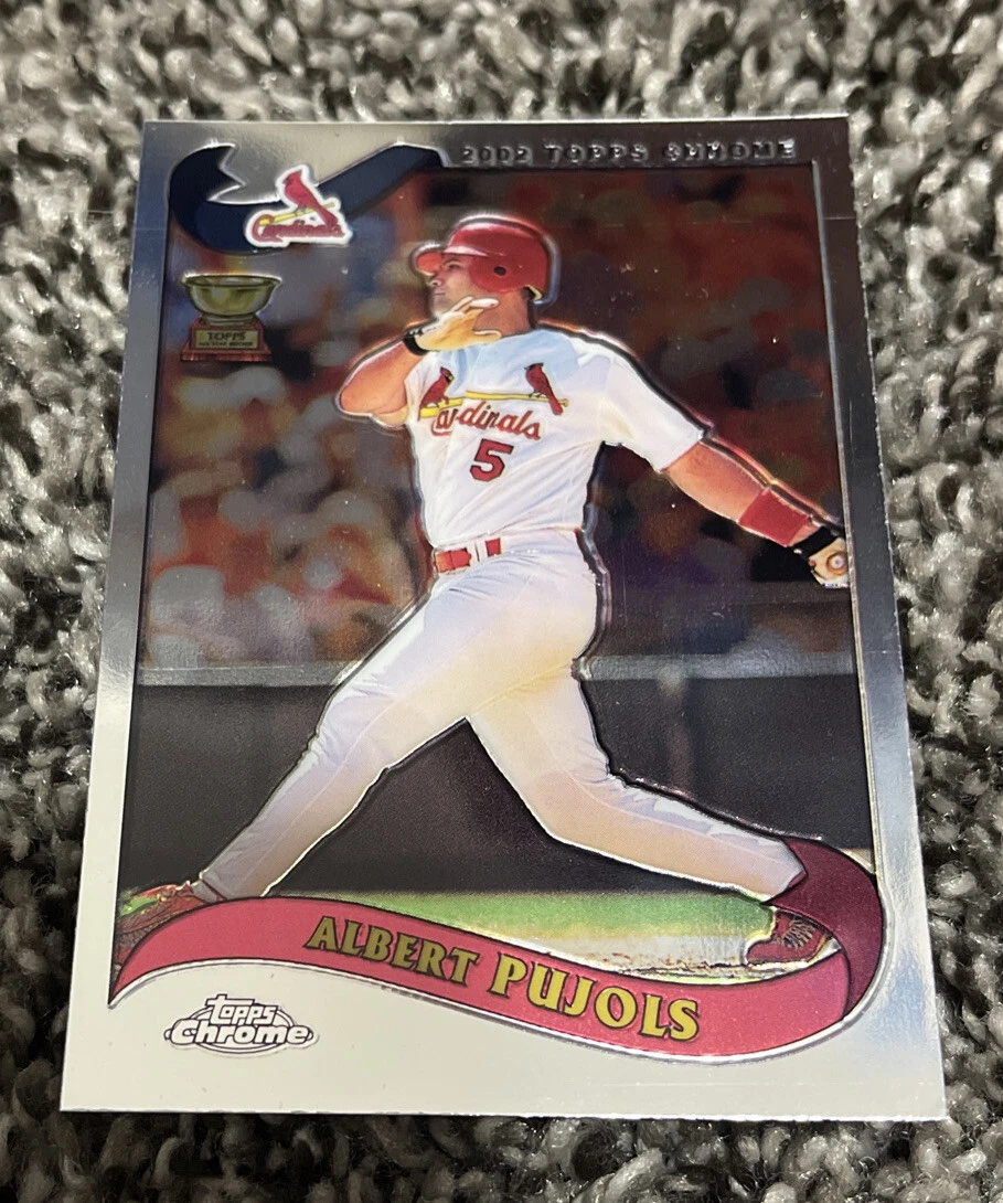 2002 Topps Chrome ALBERT PUJOLS Topps 2001 All Star Rookie RC #160
