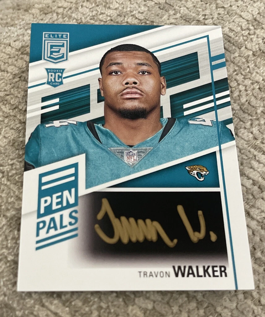 2022 Donruss Elite Travon Walker Pen Pals Black & Gold On Card RC Auto SP!!!
