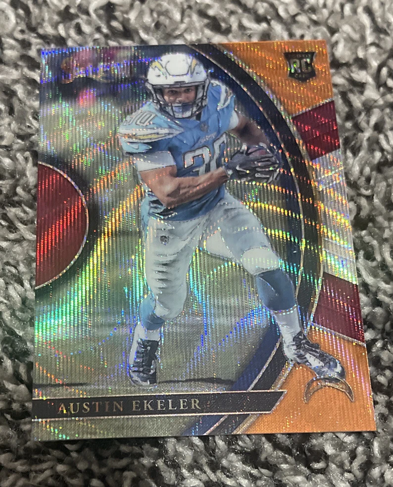 2017 Select Concourse Prizm Tri-Color Rookie Austin Ekeler 84. #d/199 Chargers
