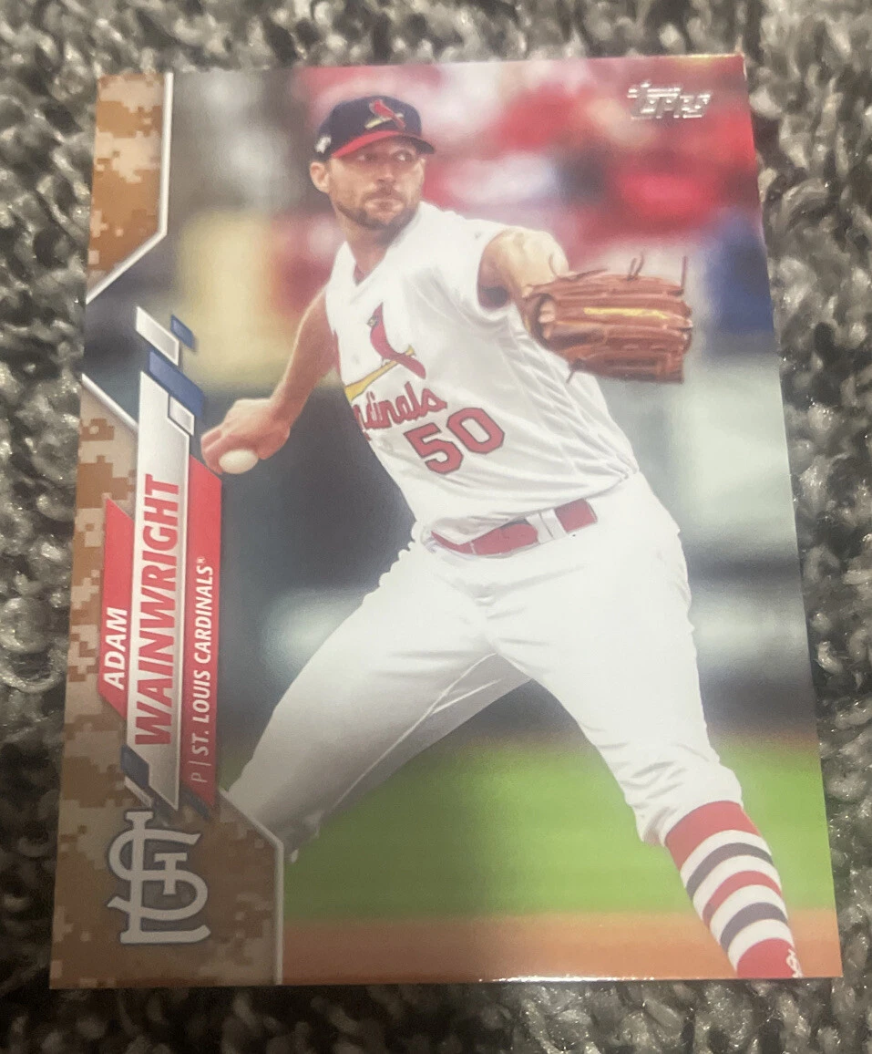 2020 Topps Series 2 Adam Wainwright #700 CAMO 15/25 Cardinals Corner Soft
