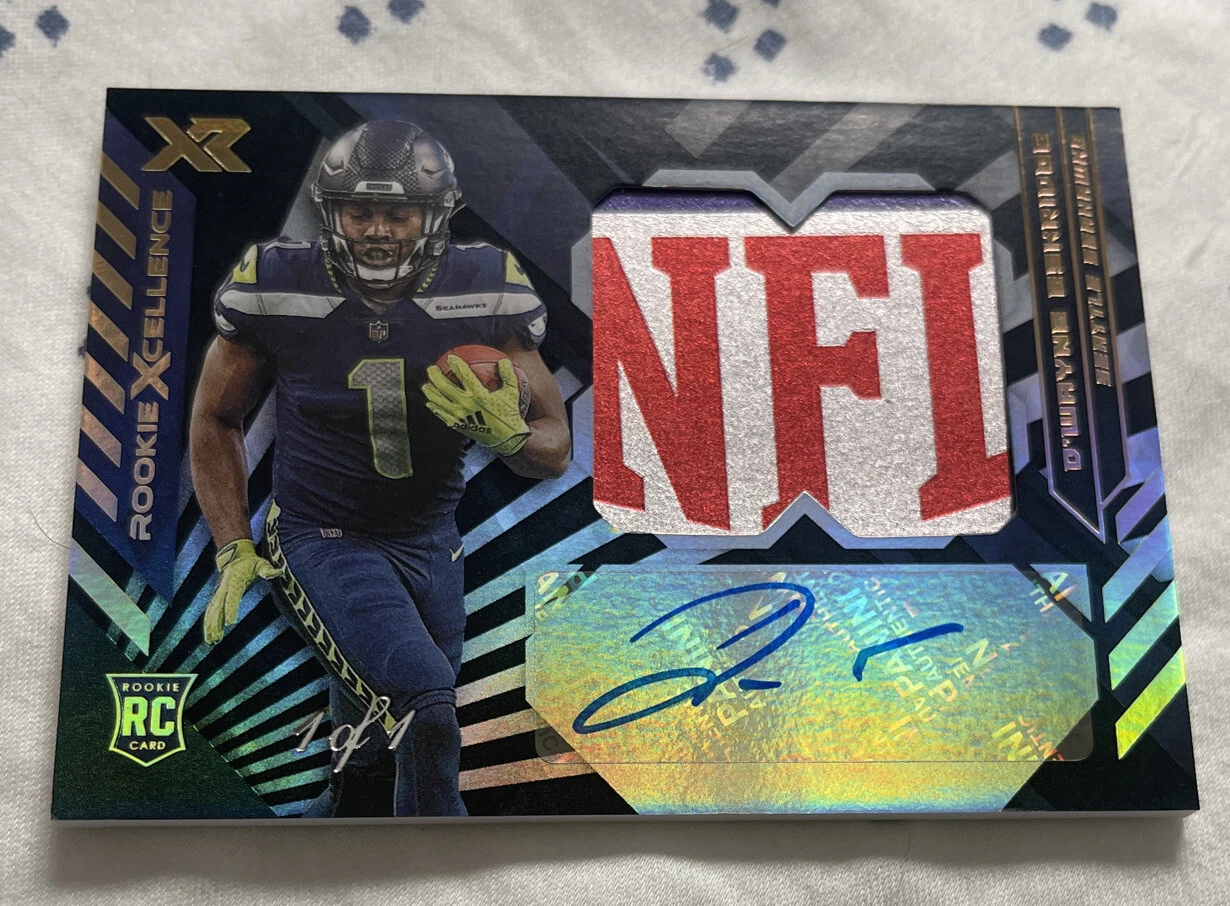 2021 D’WAYNE ESKRIDGE Panini XR 1/1 NFL Shield RPA Auto Rookie RC SEAHAWKS
