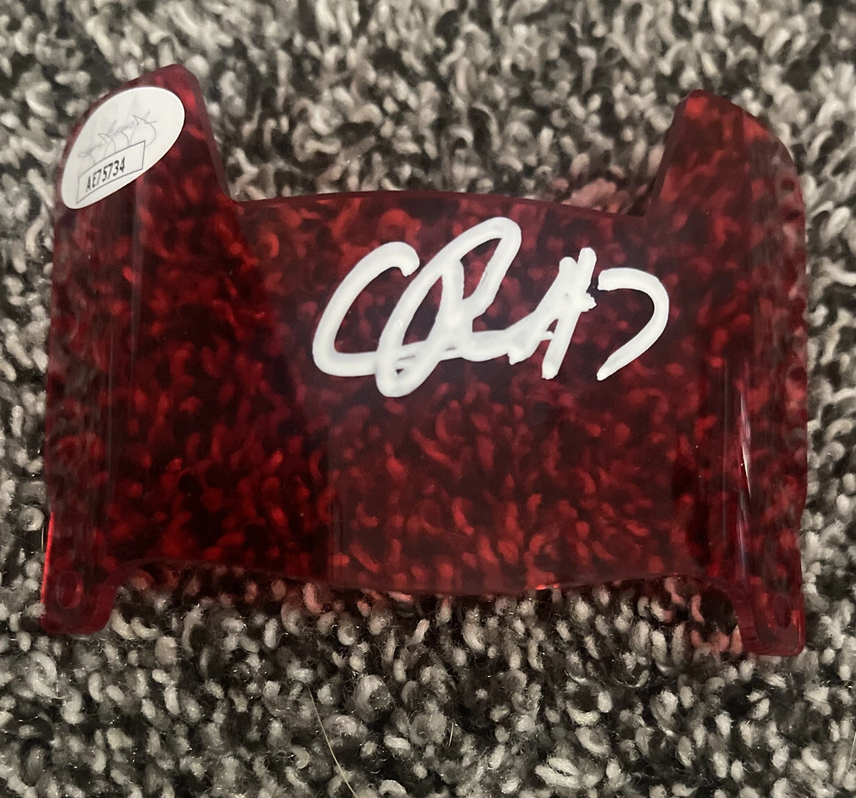 CAMERON RISING SIGNED AUTOGRAPHED UTAH UTES MINI HELMET VISOR JSA COA
