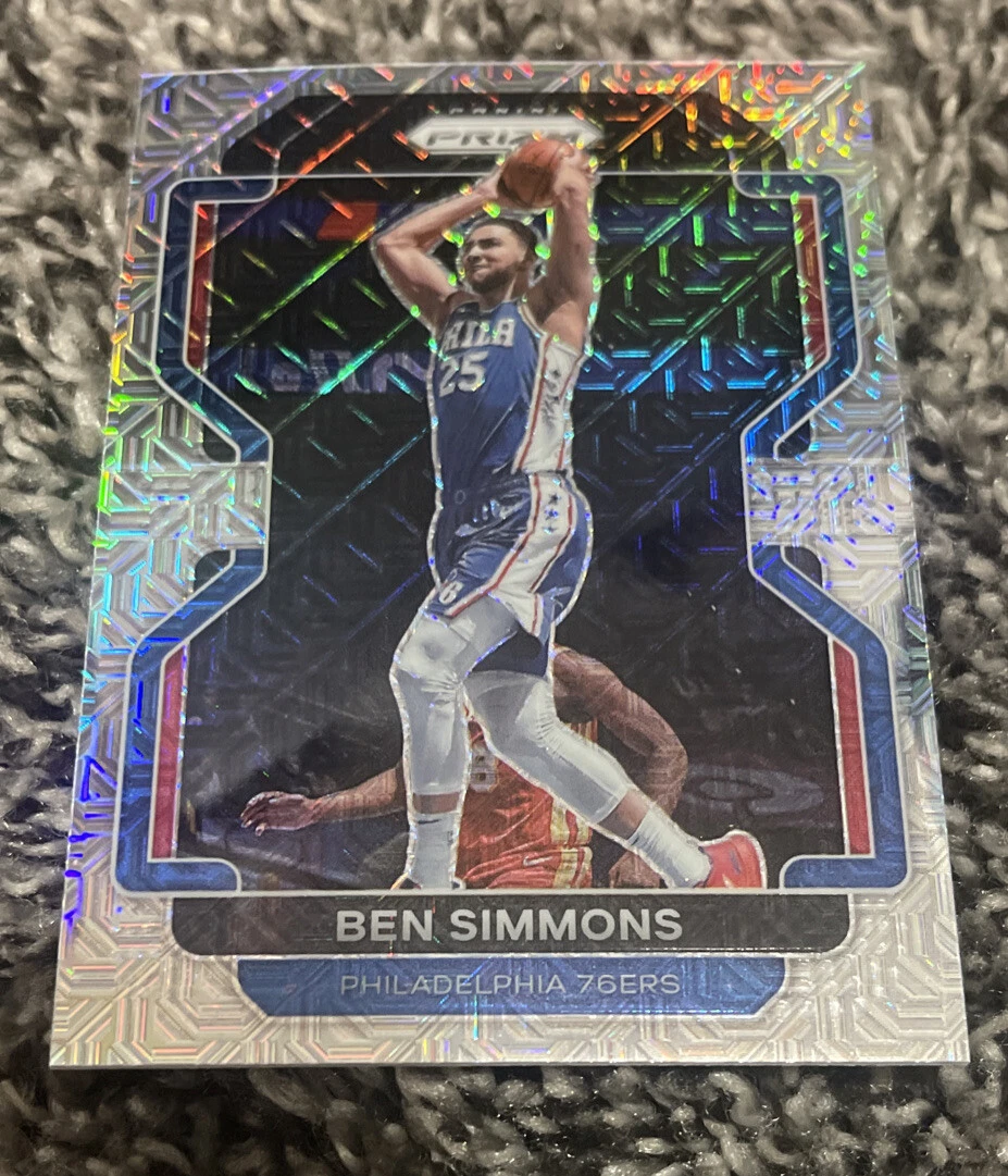 2021-22 Panini Prizm Basketball Ben Simmons MOJO Prizm Ref 12/25 Nets NBA
