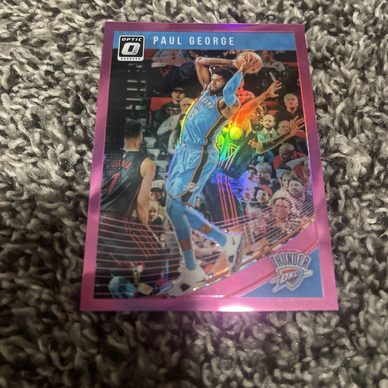 2018-19 Panini Donruss Optic Pink Prizm /25 Paul George #117
