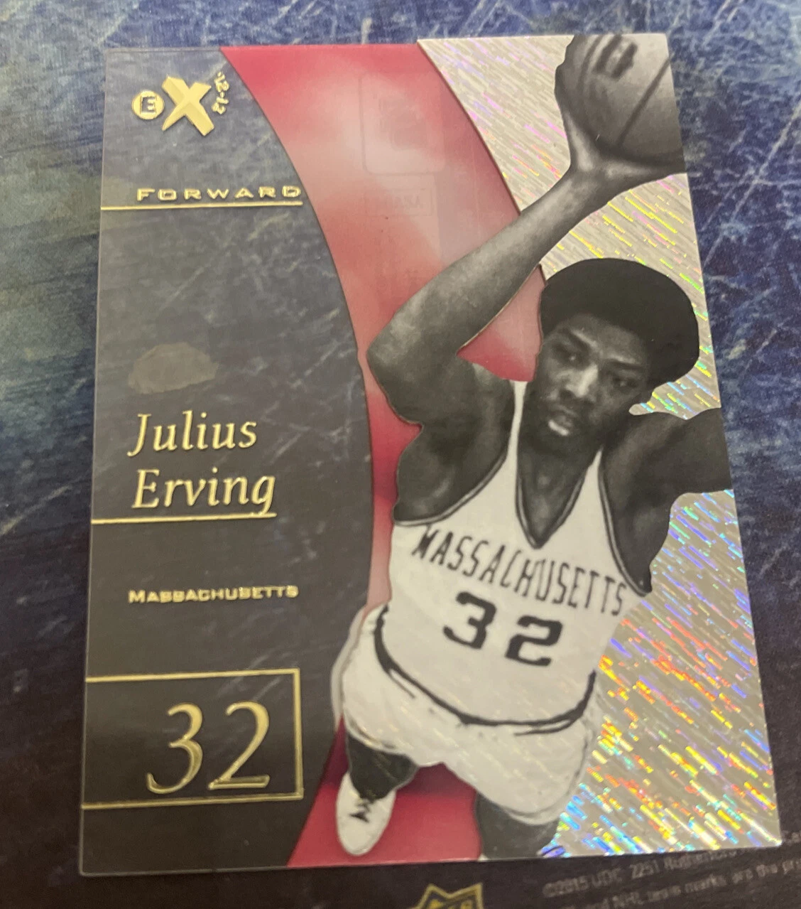 2012-13 Julius Erving Fleer Retro 97-98 Fleer EX 2001 #EX24 (UMass Minutemen)

