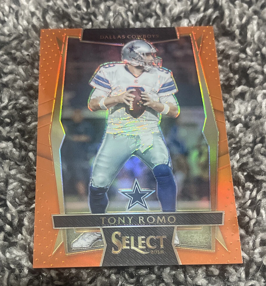 2016 Panini Select Concourse Orange Prizm /49 Tony Romo #23

