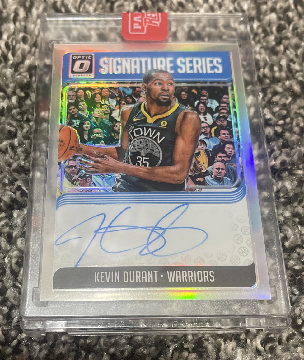 KEVIN DURANT 2018-19 Panini Donruss Optic Signature Series Auto Warriors #SG-KDR
