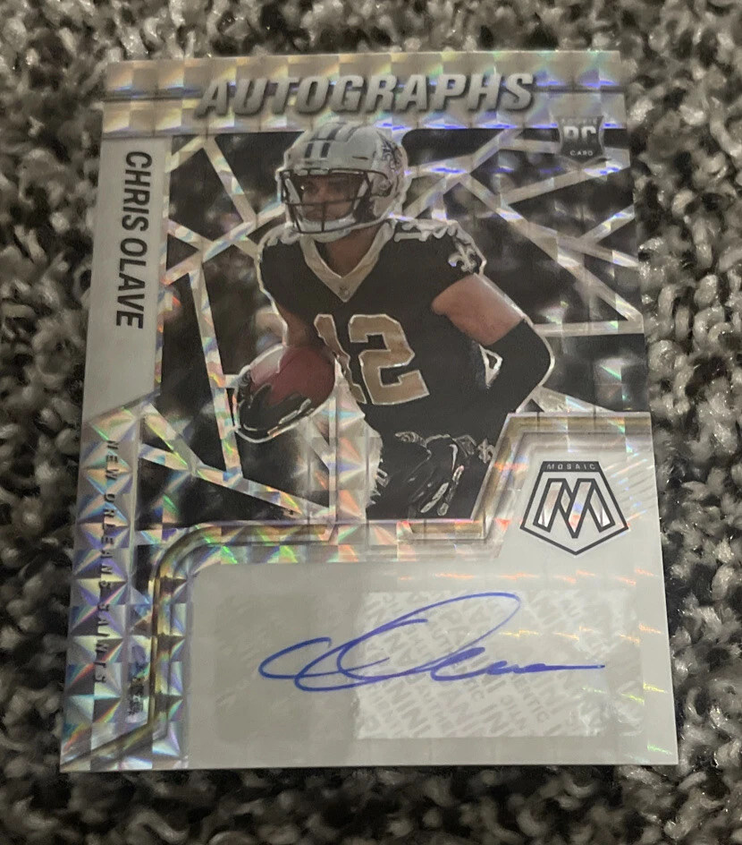 CHRIS OLAVE 2022 PANINI MOSAIC SILVER AUTOGRAPH RC AUTO ??
