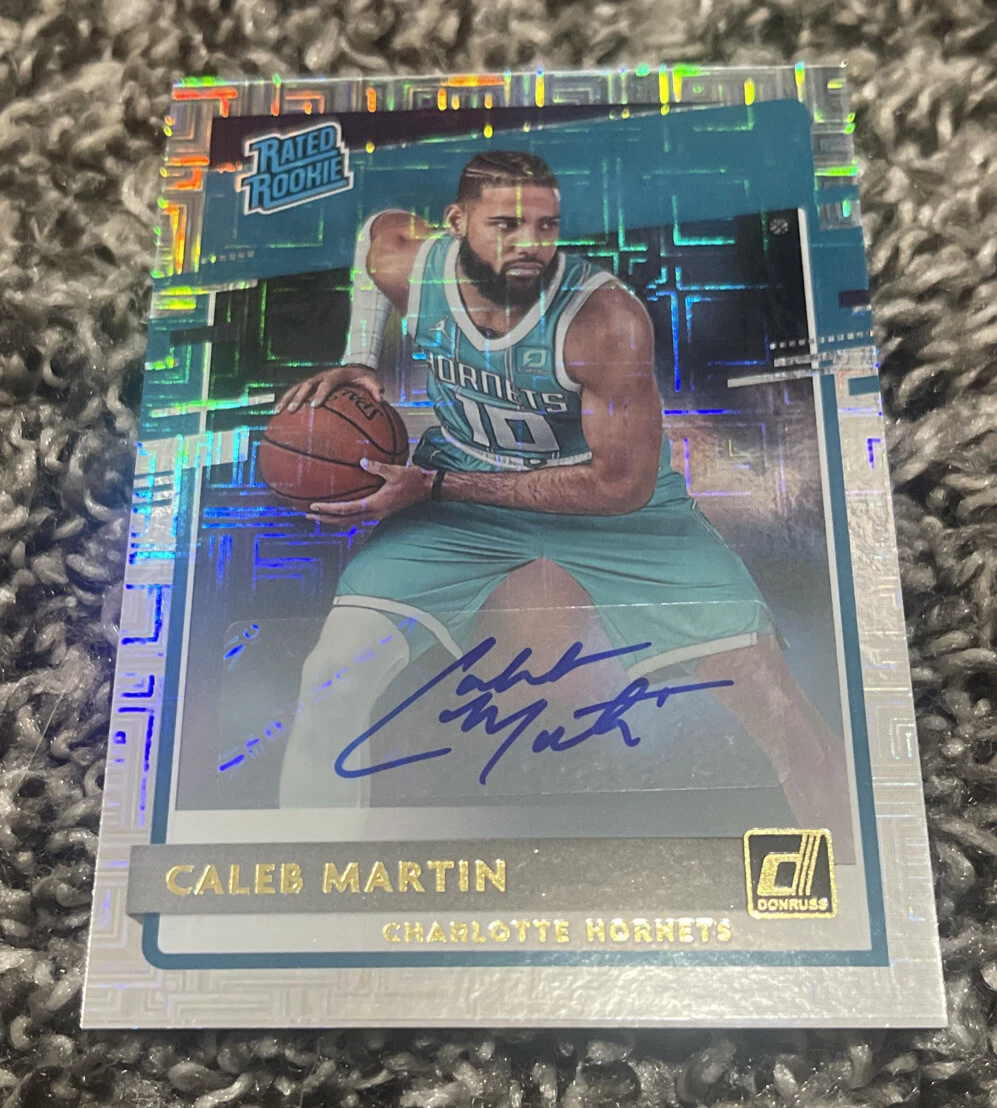 Caleb Martin 2020-21 Donruss Choice Rated Rookie RC Auto - Heat/Hornets
