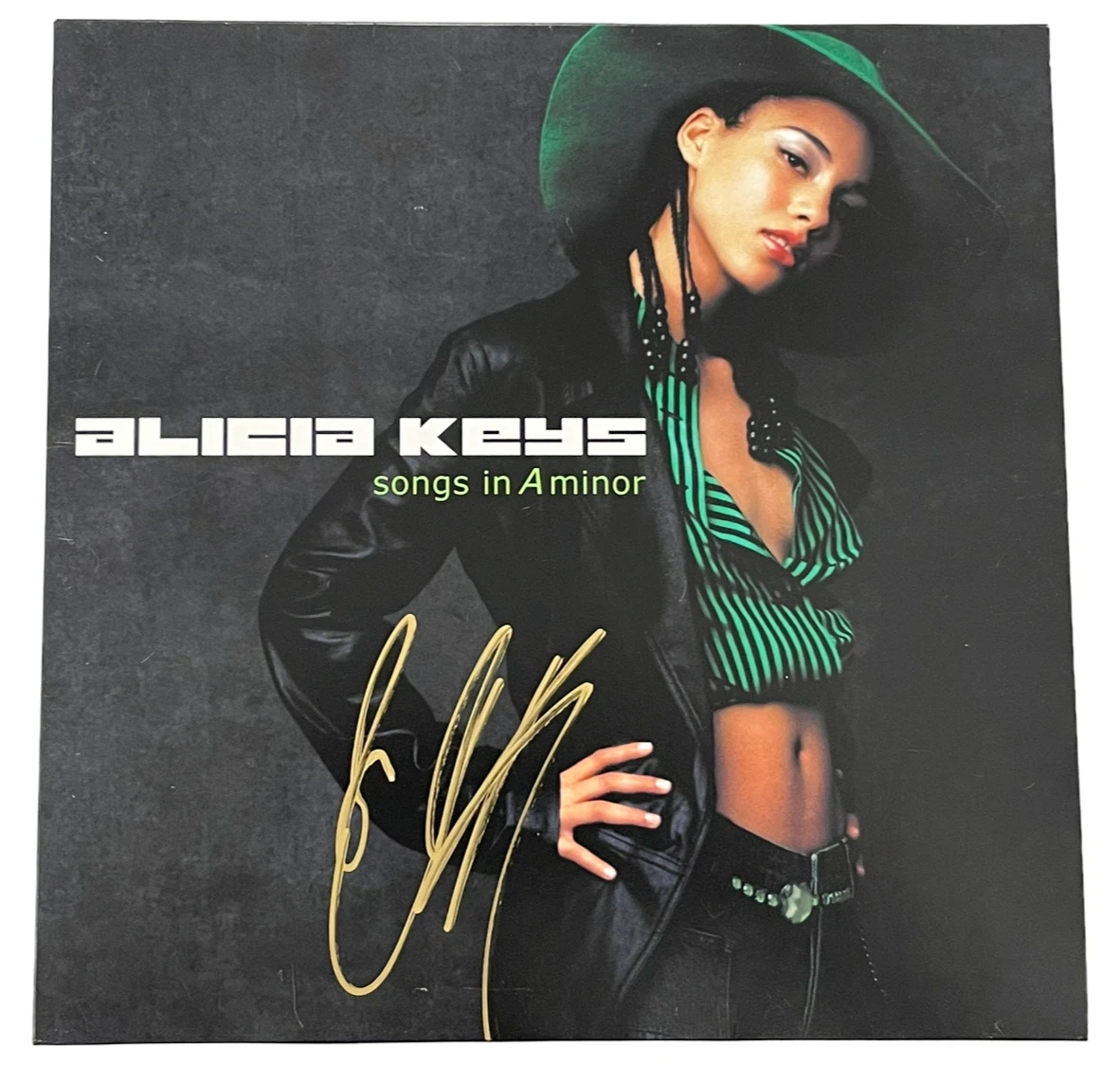 ALICIA KEYS SIGNED SONGS IN A MINOR ALBUM VINYL AUTOGRAPH BECKETT BECKETT COLLECTIBLE MEMORABILIA